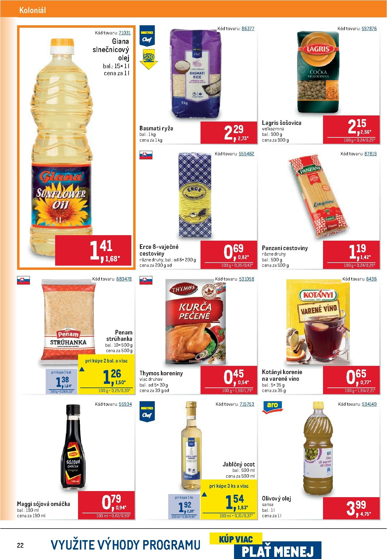 metro - Leták Metro - Maloobchod platný od 10.12. do 31.12. - page: 22