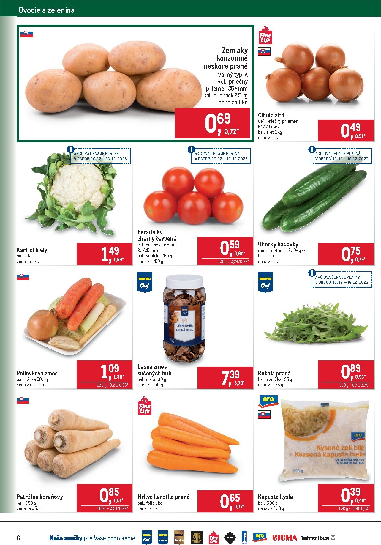 metro - Leták Metro - Maloobchod platný od 10.12. do 31.12. - page: 6