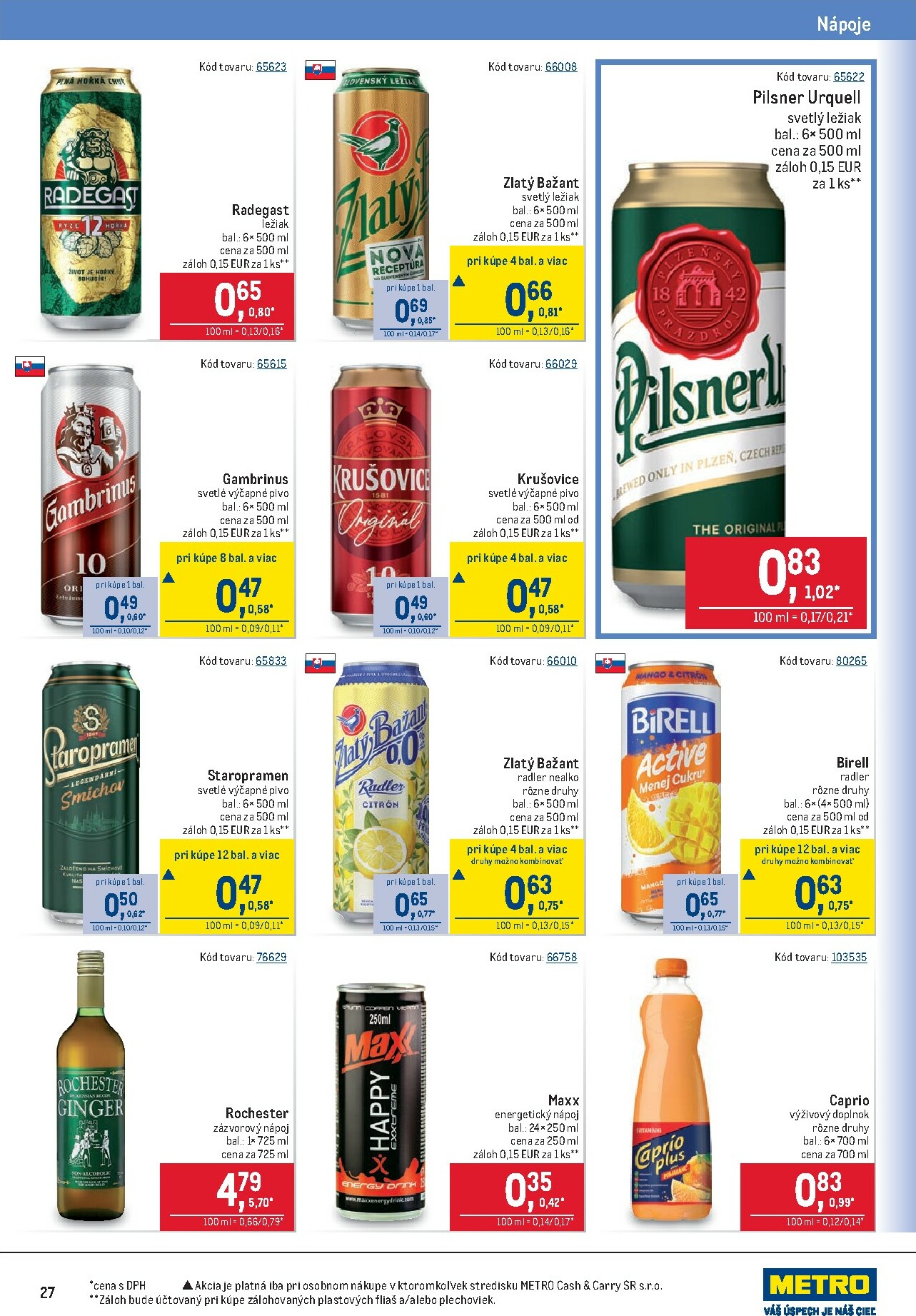 metro - Leták Metro - Maloobchod platný od 10.12. do 31.12. - page: 27