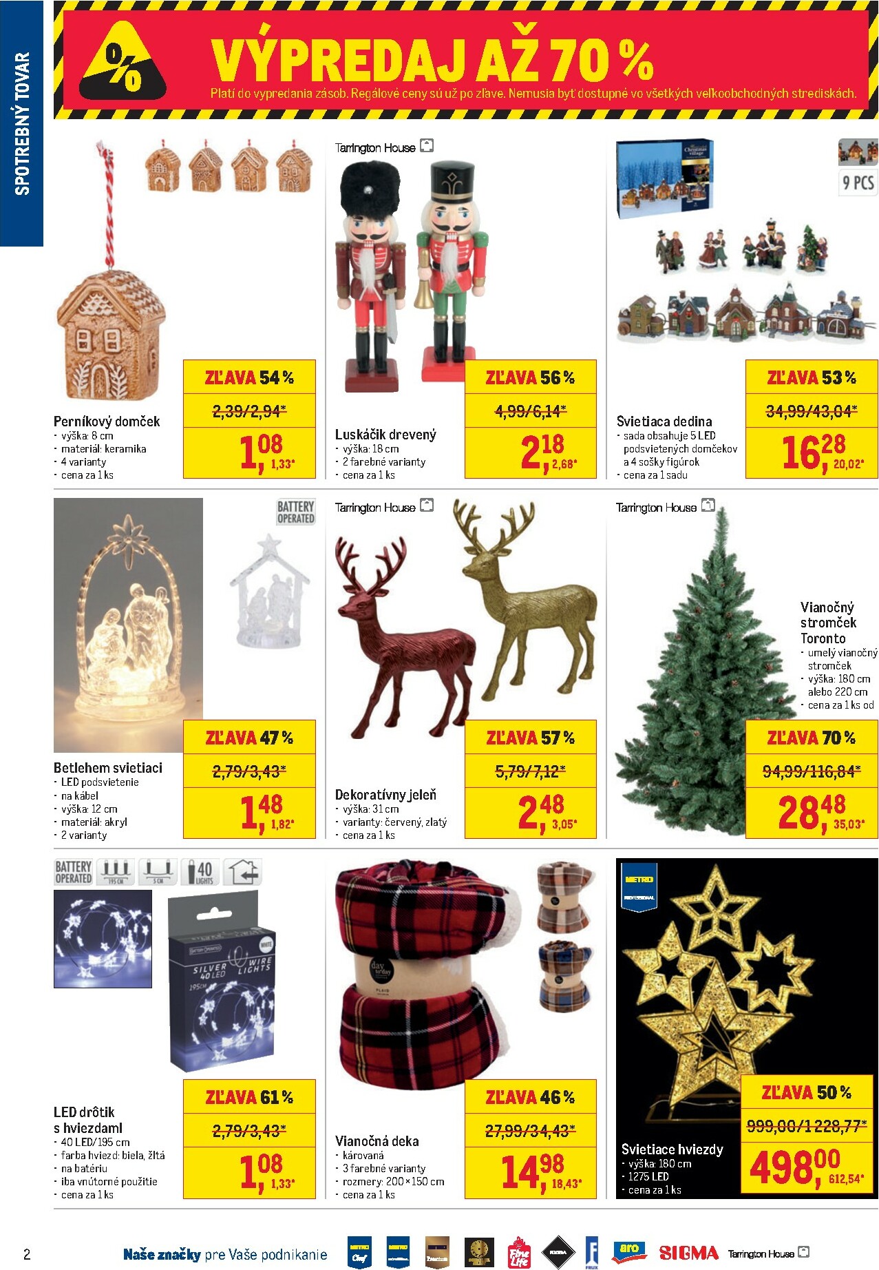 metro - Leták Metro - Spotrebný tovar platný od 10.12. do 31.12. - page: 2