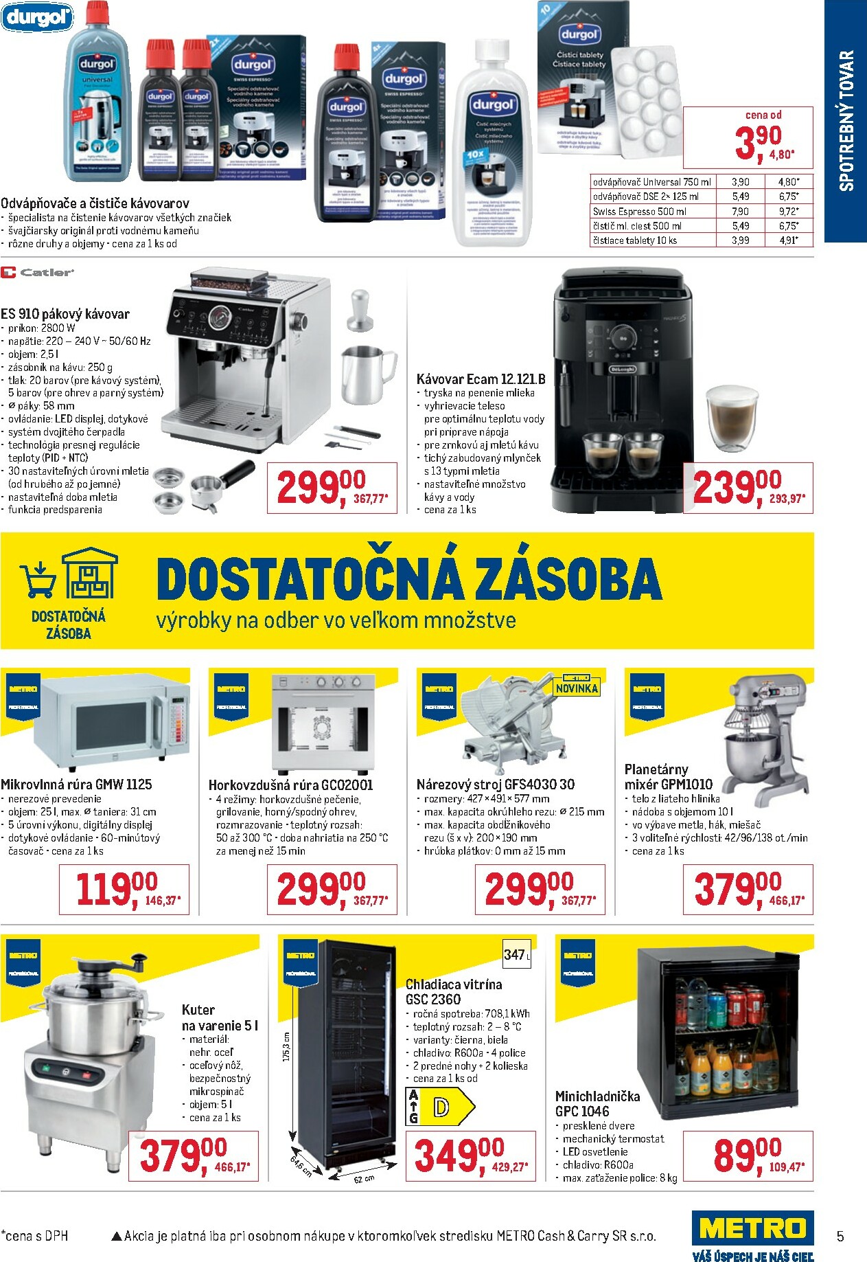 metro - Leták Metro - Spotrebný tovar platný od 10.12. do 31.12. - page: 5