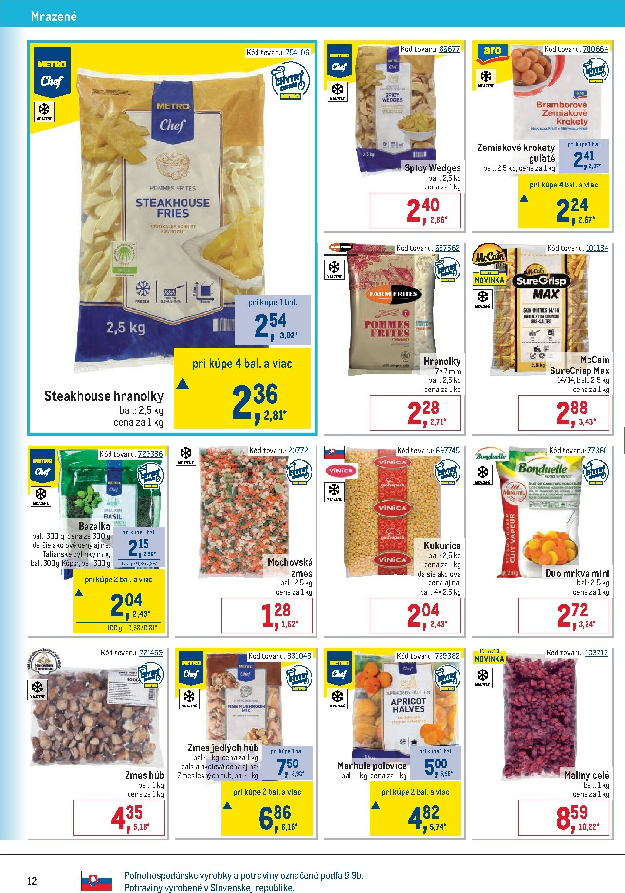 metro - Leták Metro - Gastronómia platný od 10.12. do 31.12. - page: 12