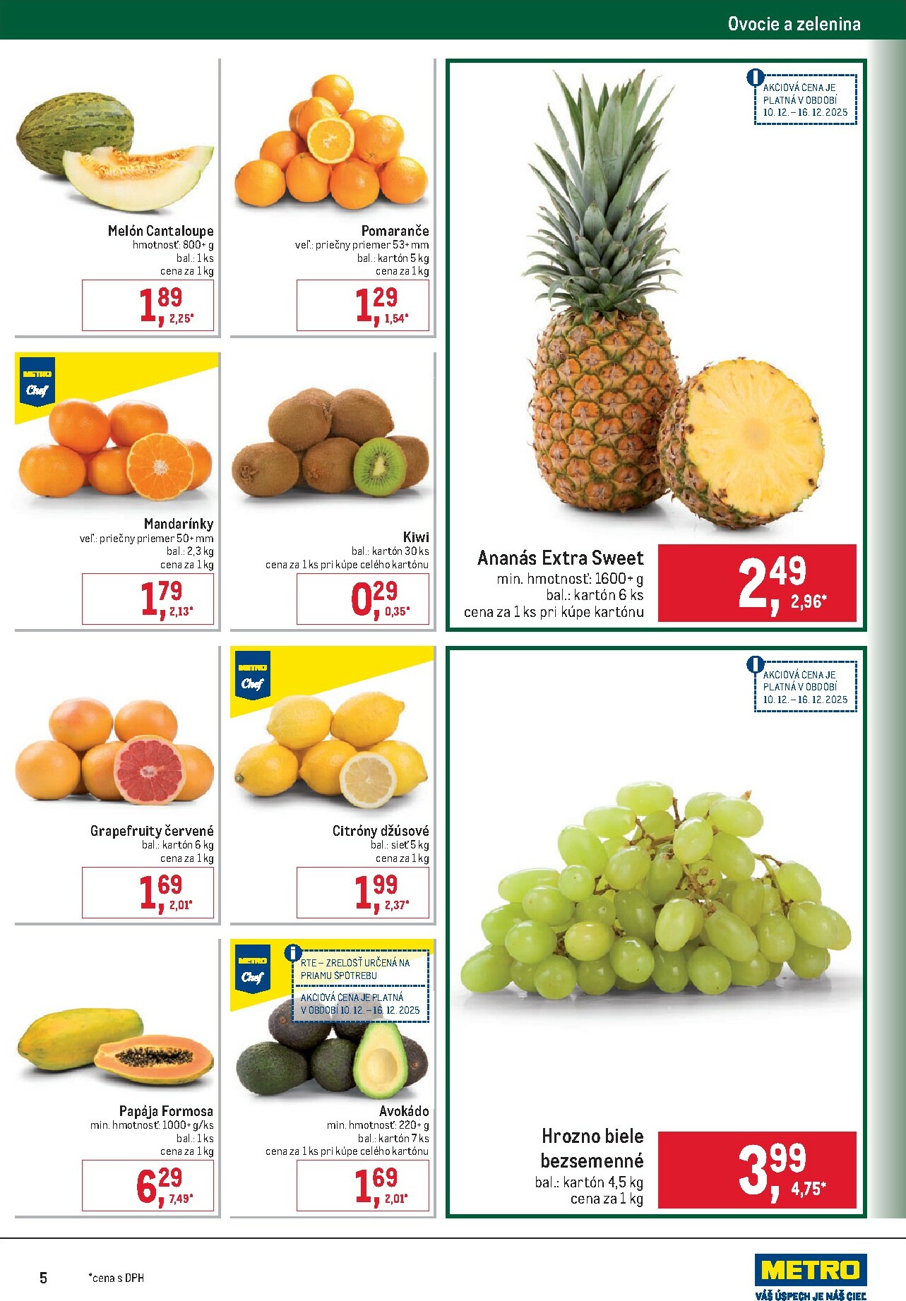 metro - Leták Metro - Gastronómia platný od 10.12. do 31.12. - page: 5