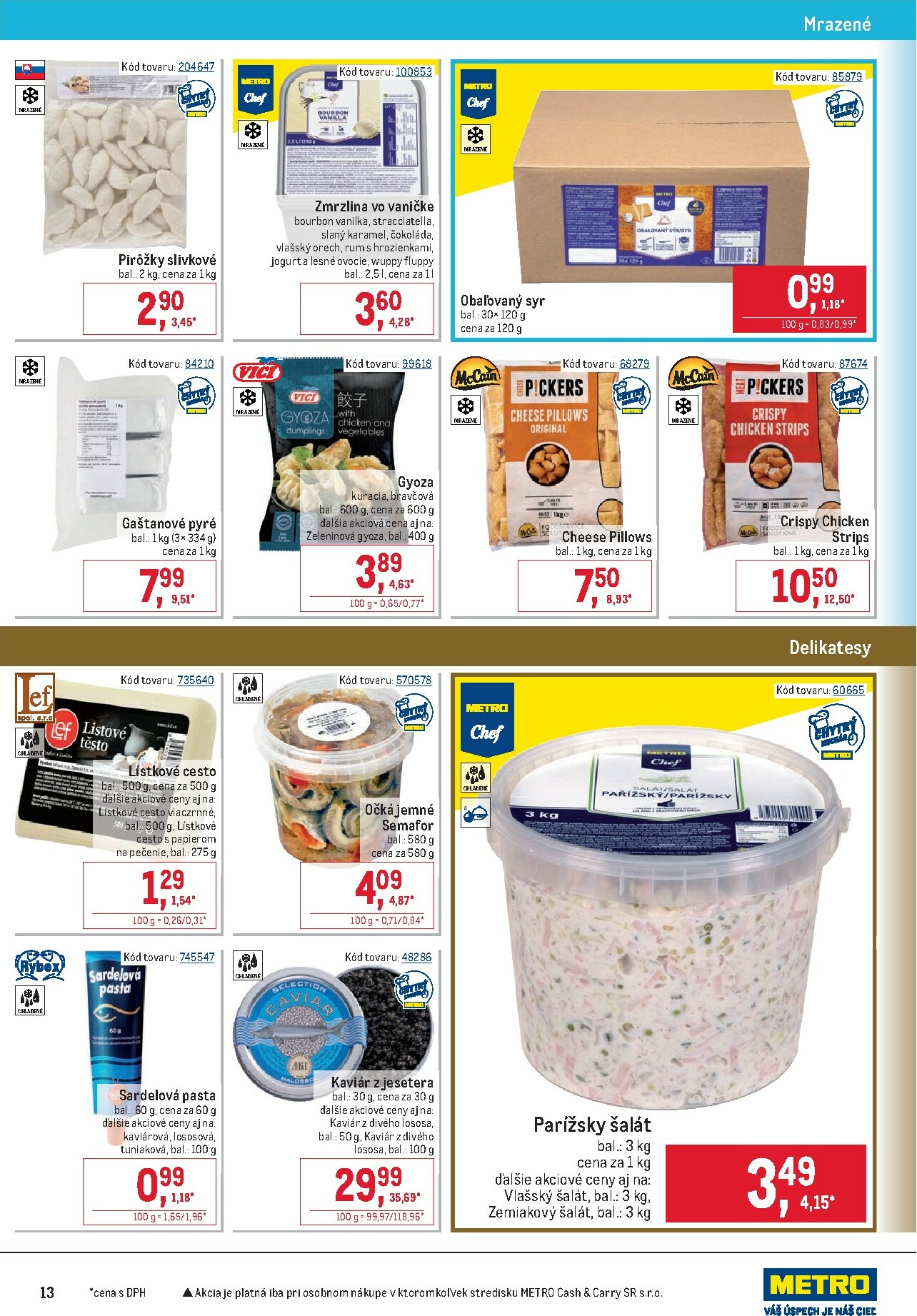 metro - Leták Metro - Gastronómia platný od 10.12. do 31.12. - page: 13