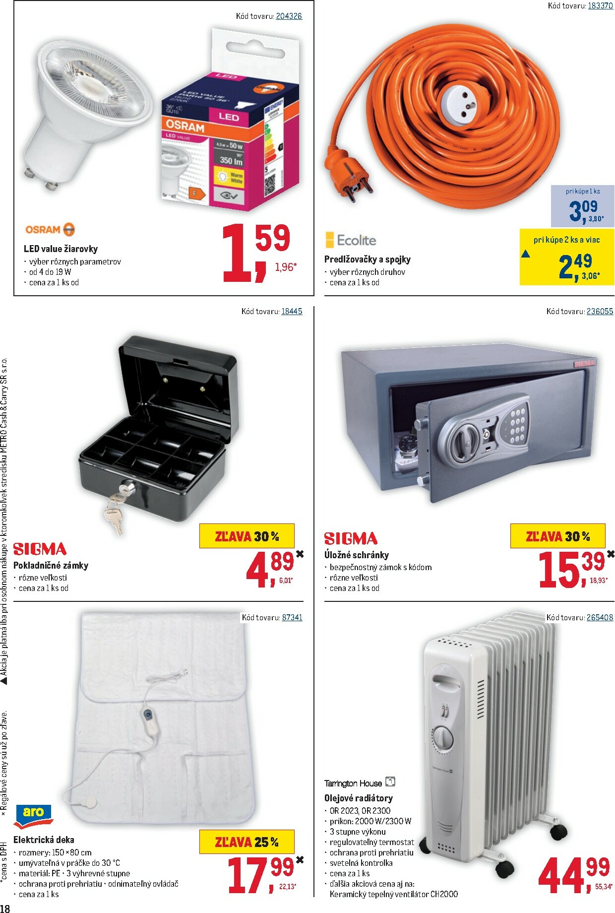 metro - Leták Metro - Kancelária platný od 10.12. do 13.01. - page: 18