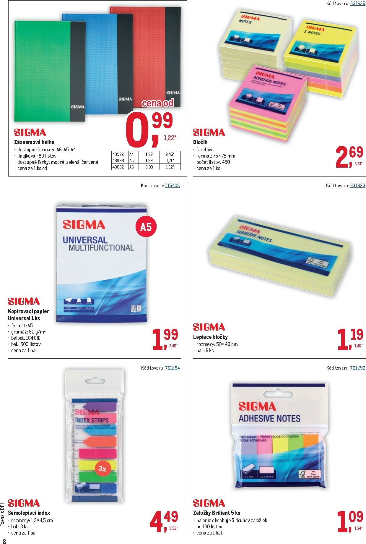 metro - Leták Metro - Kancelária platný od 10.12. do 13.01. - page: 8