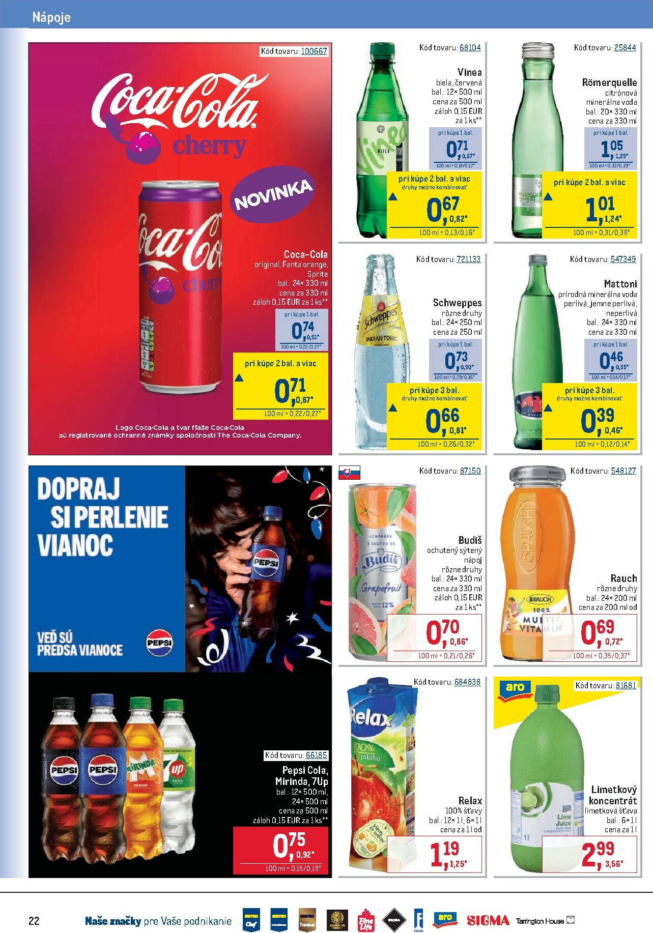 metro - Leták Metro - Gastronómia platný od 02.01. do 13.01. - page: 22