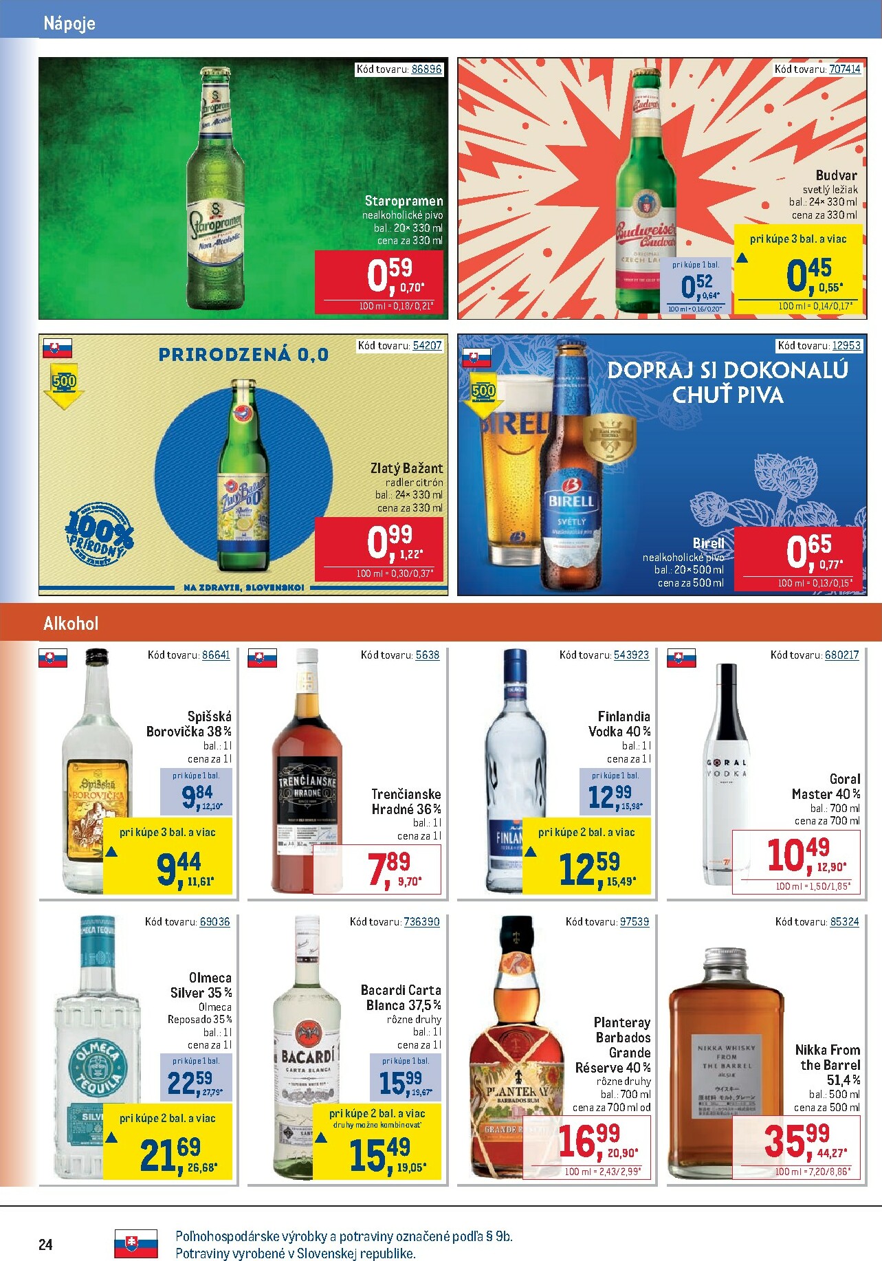 metro - Leták Metro - Gastronómia platný od 02.01. do 13.01. - page: 24