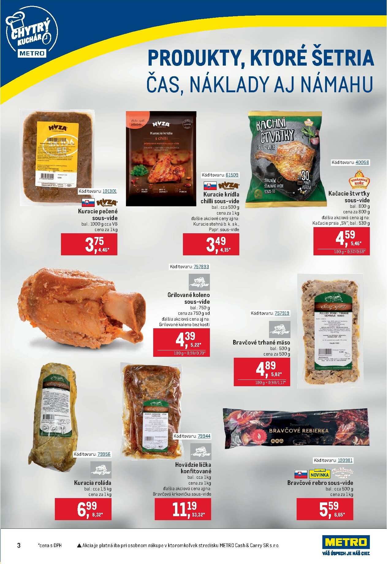metro - Leták Metro - Gastronómia platný od 02.01. do 13.01. - page: 3