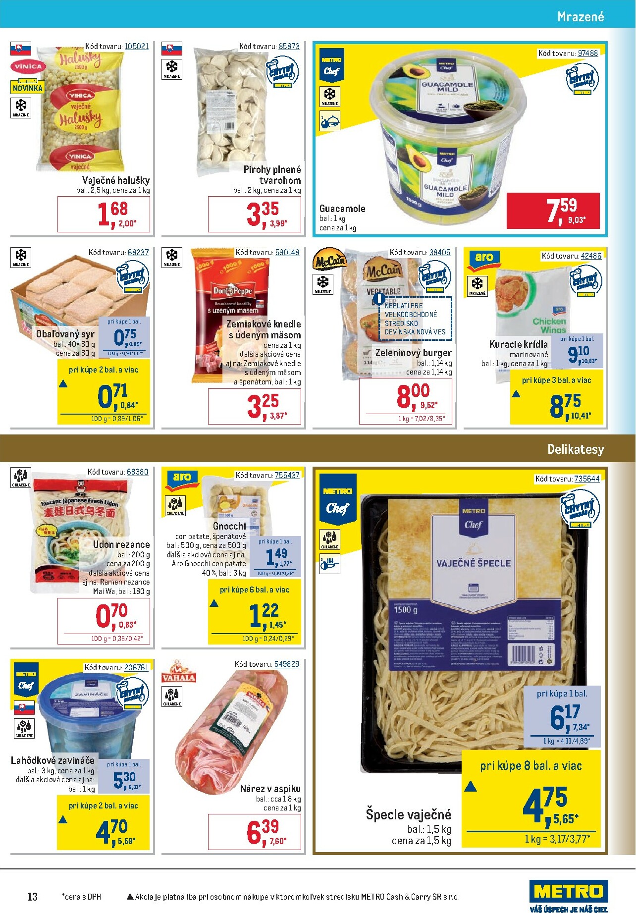 metro - Leták Metro - Gastronómia platný od 02.01. do 13.01. - page: 13