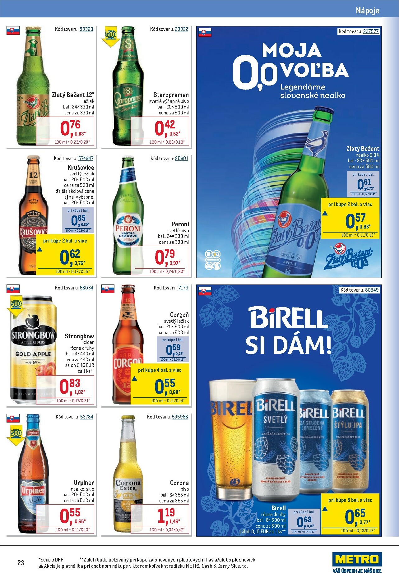 metro - Leták Metro - Gastronómia platný od 02.01. do 13.01. - page: 23