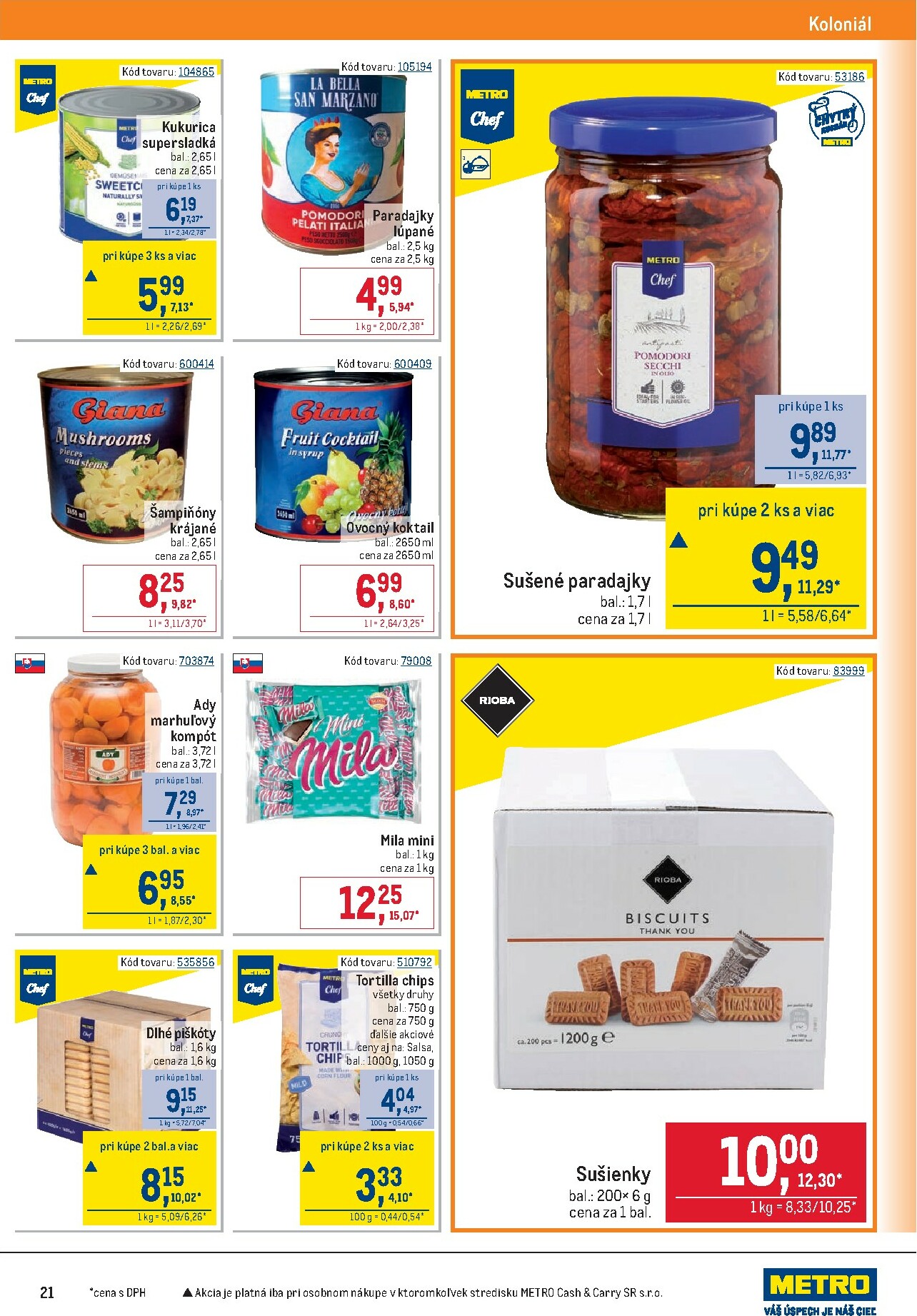 metro - Leták Metro - Gastronómia platný od 02.01. do 13.01. - page: 21