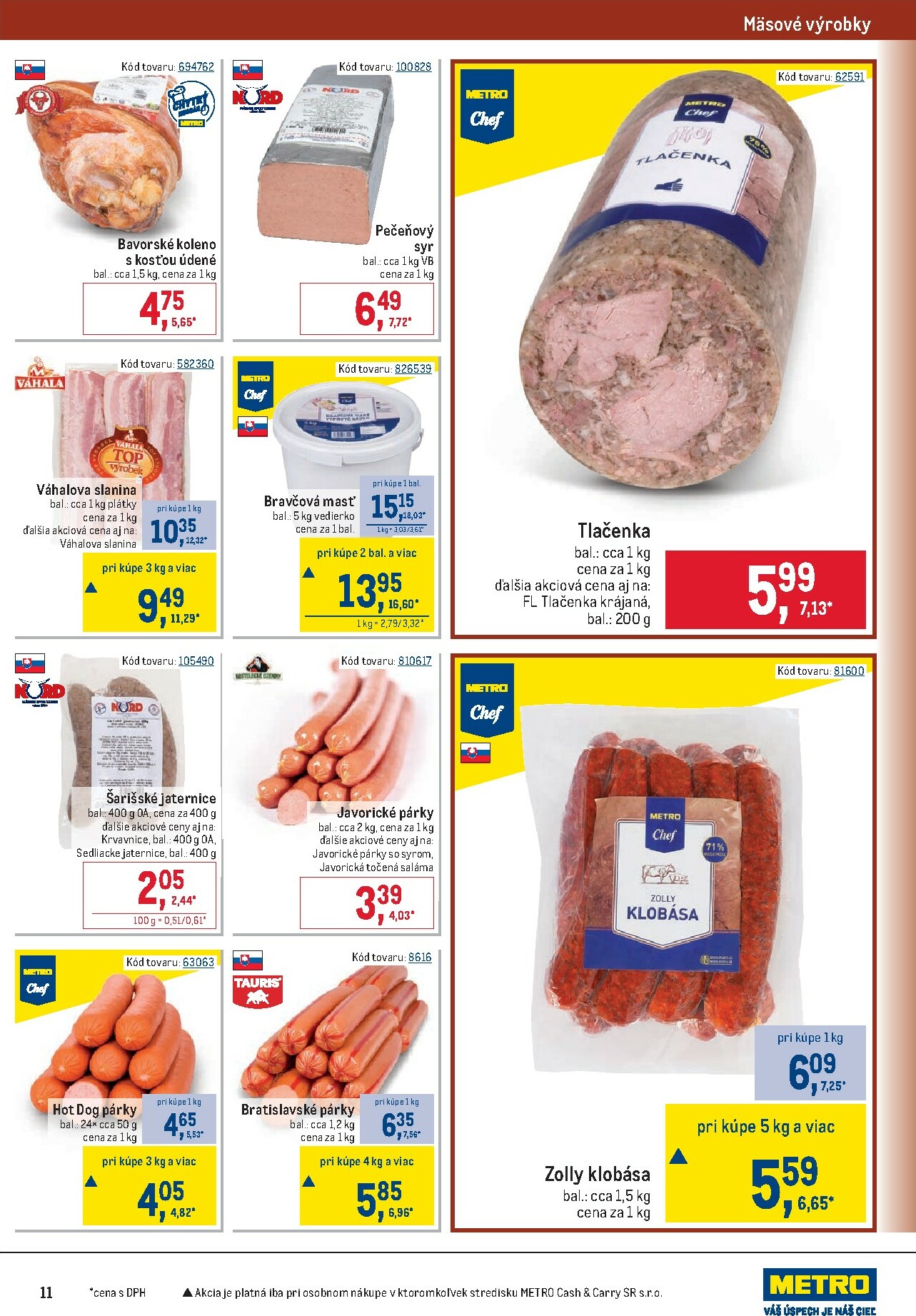 metro - Leták Metro - Gastronómia platný od 02.01. do 13.01. - page: 11