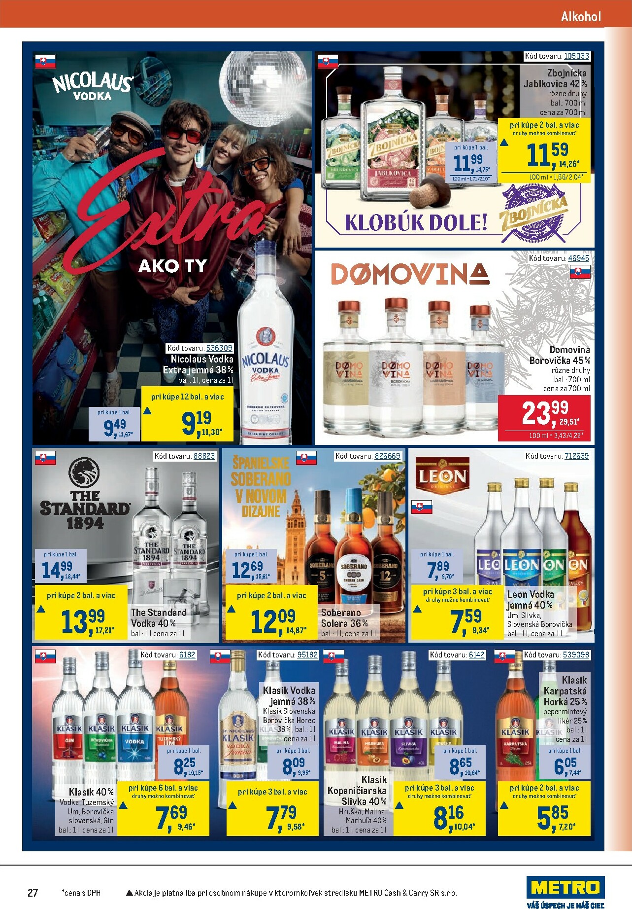 metro - Leták Metro - Gastronómia platný od 02.01. do 13.01. - page: 27