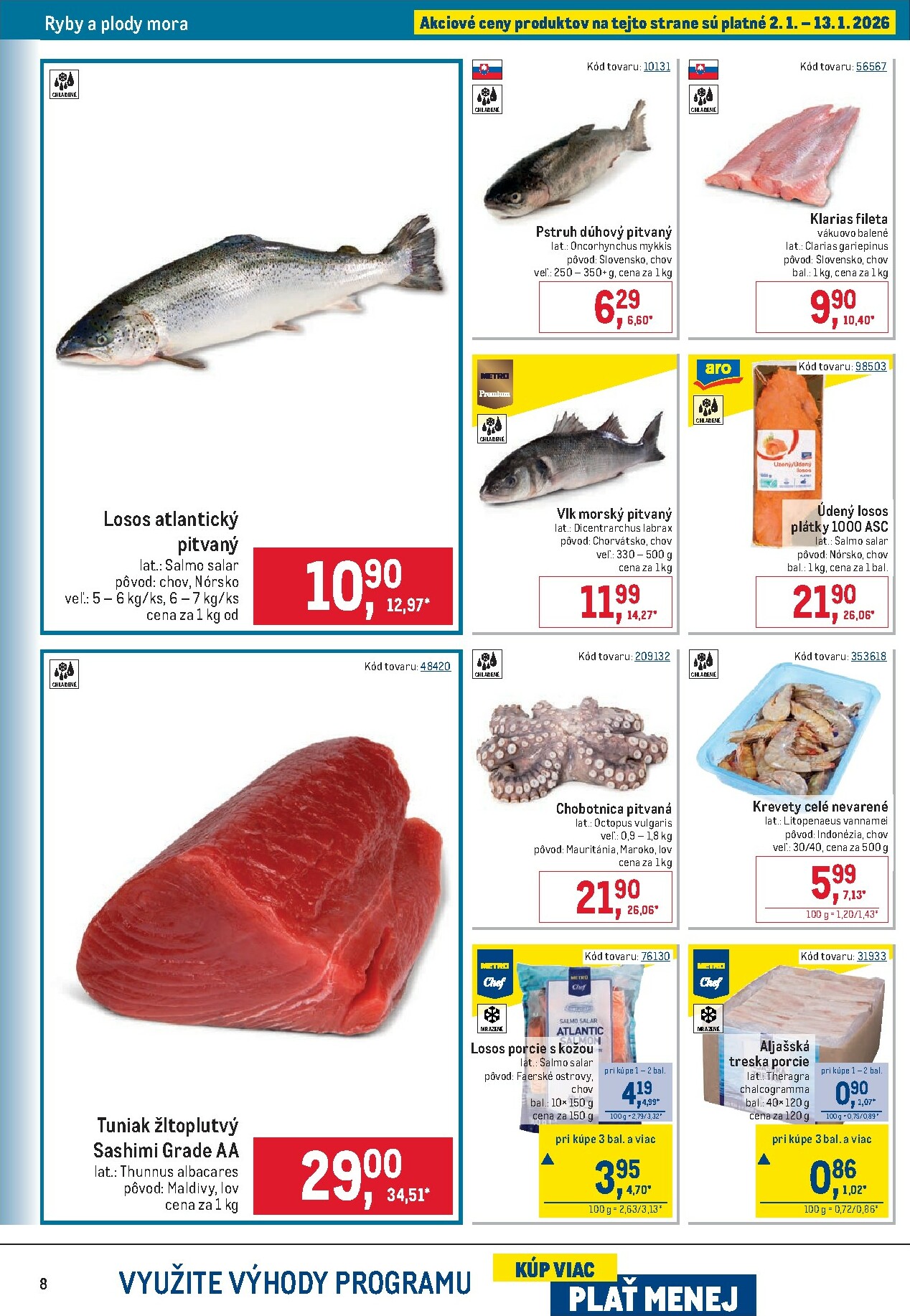 metro - Leták Metro - Gastronómia platný od 02.01. do 13.01. - page: 8