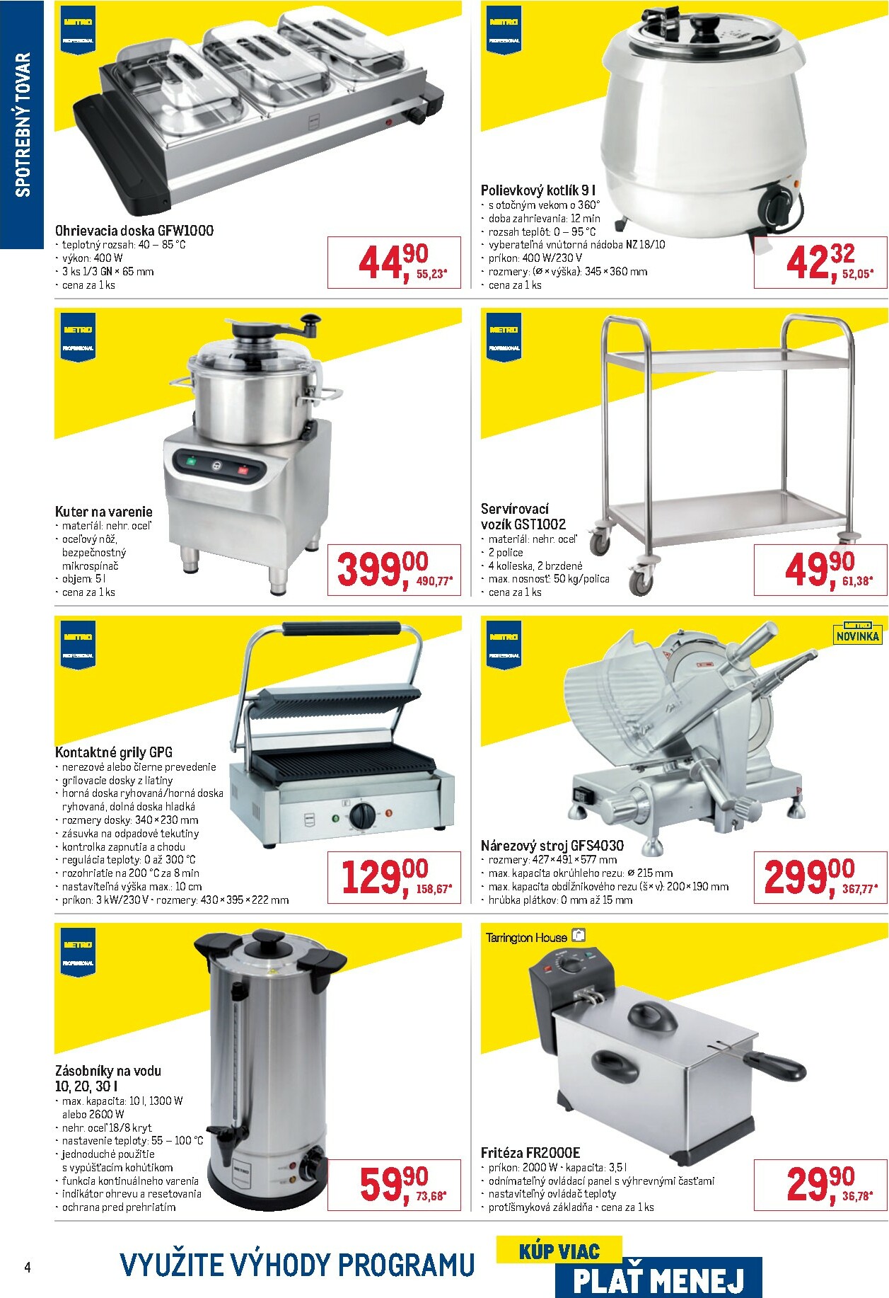 metro - Leták Metro - Spotrebný tovar platný od 02.01. do 13.01. - page: 4