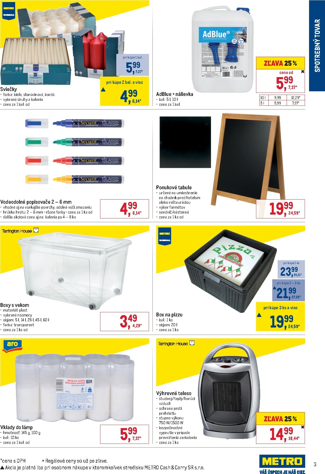 metro - Leták Metro - Spotrebný tovar platný od 02.01. do 13.01. - page: 3