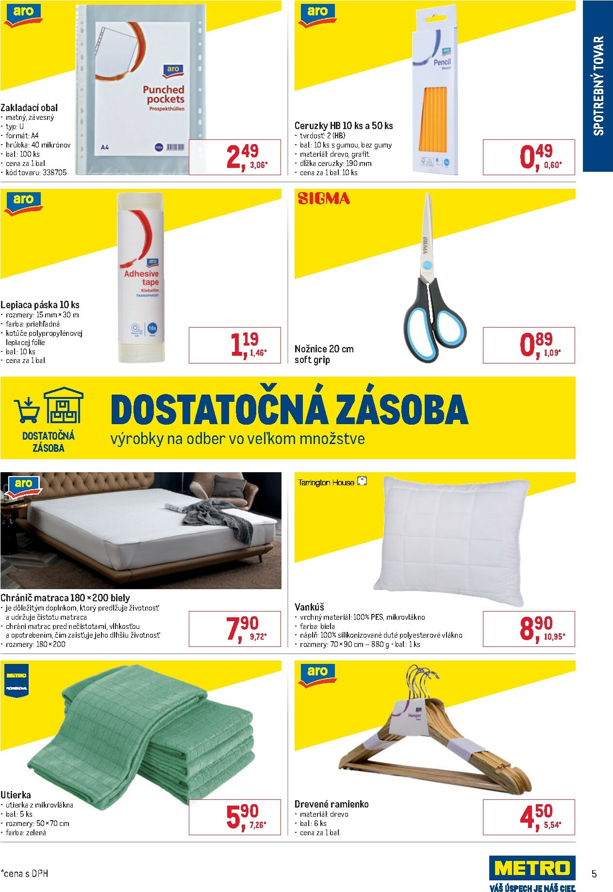 metro - Leták Metro - Spotrebný tovar platný od 02.01. do 13.01. - page: 5