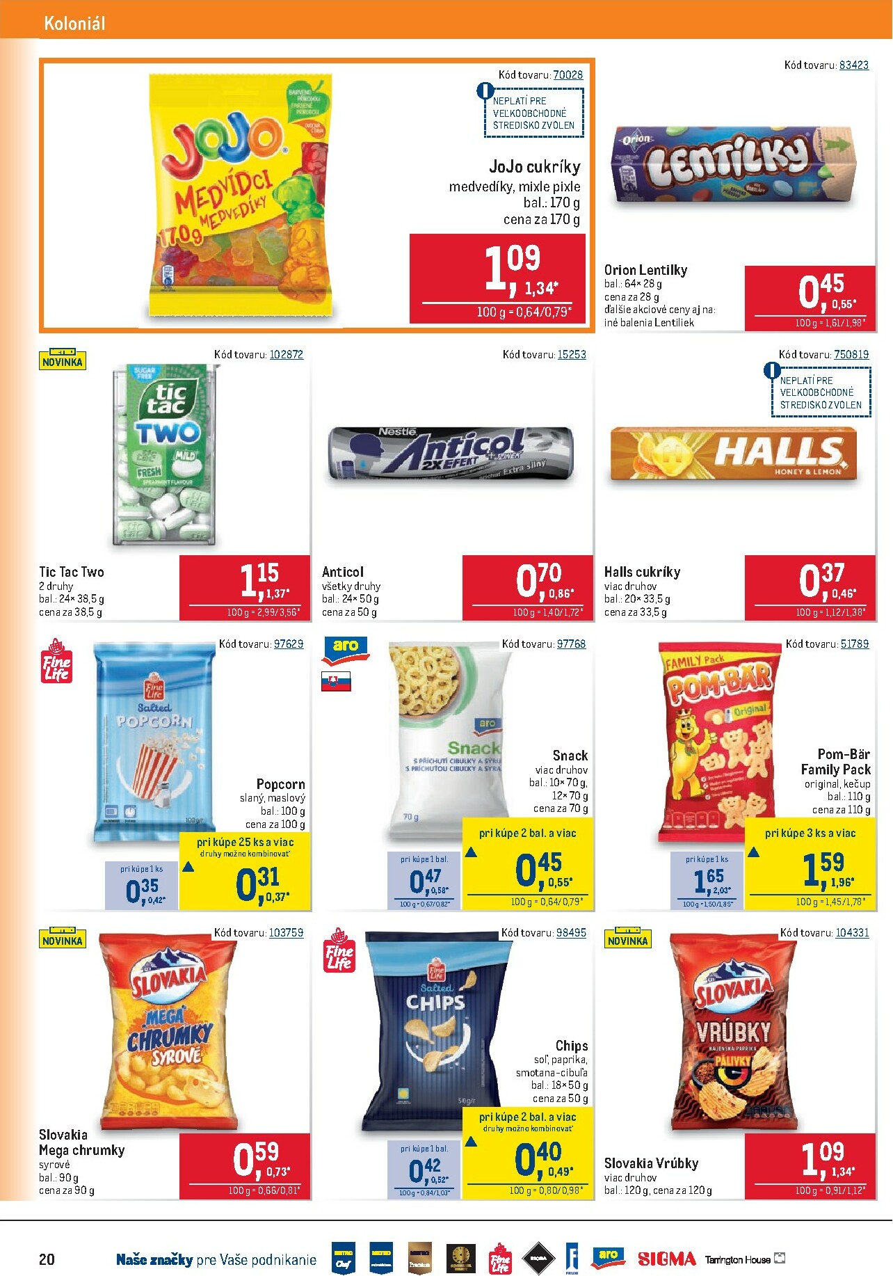 metro - Leták Metro - Maloobchod platný od 02.01. do 13.01. - page: 20