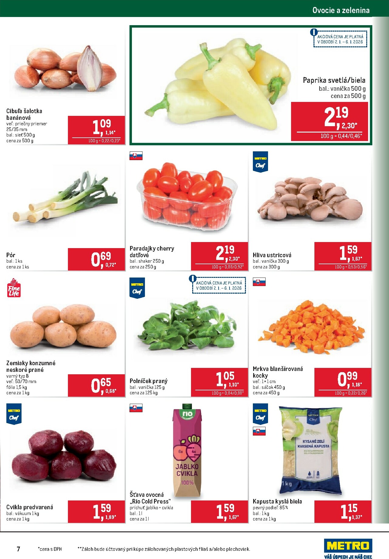 metro - Leták Metro - Maloobchod platný od 02.01. do 13.01. - page: 7
