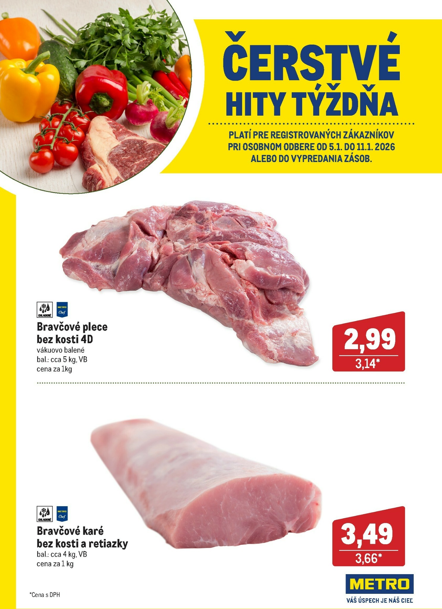 metro - Leták Metro - Čerstvé hity týždňa platný od 05.01. do 11.01.