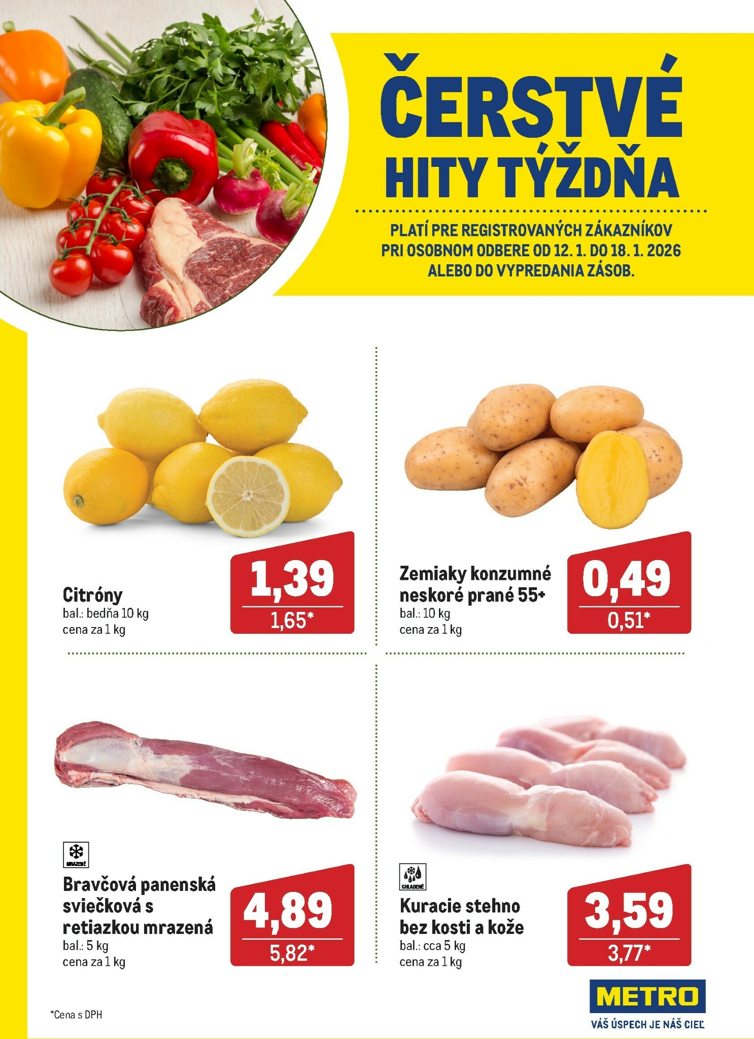 metro - Leták Metro - Čerstvé hity týždňa platný od 12.01. do 18.01.