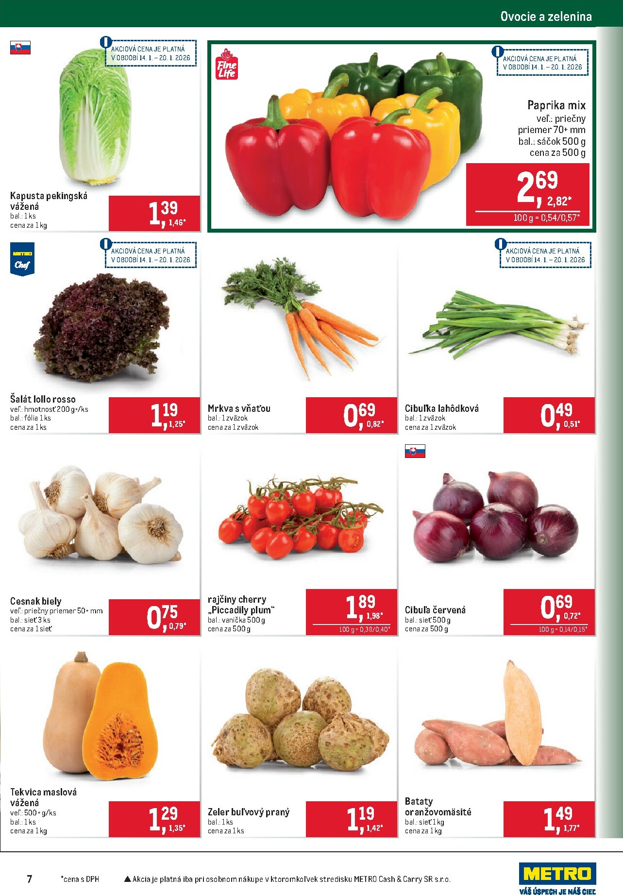 metro - Leták Metro - Maloobchod platný od 14.01. do 27.01. - page: 7