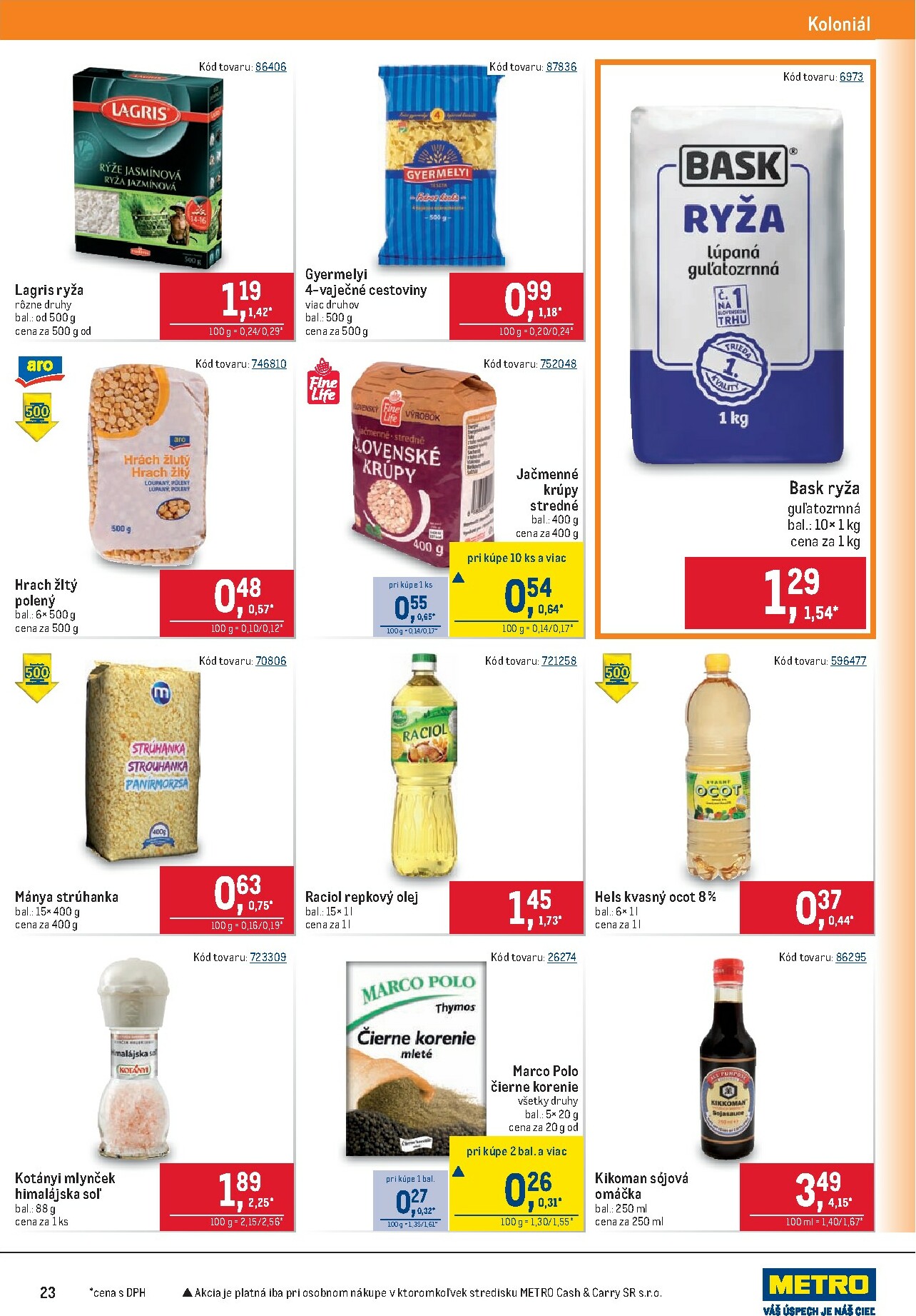 metro - Leták Metro - Maloobchod platný od 14.01. do 27.01. - page: 23
