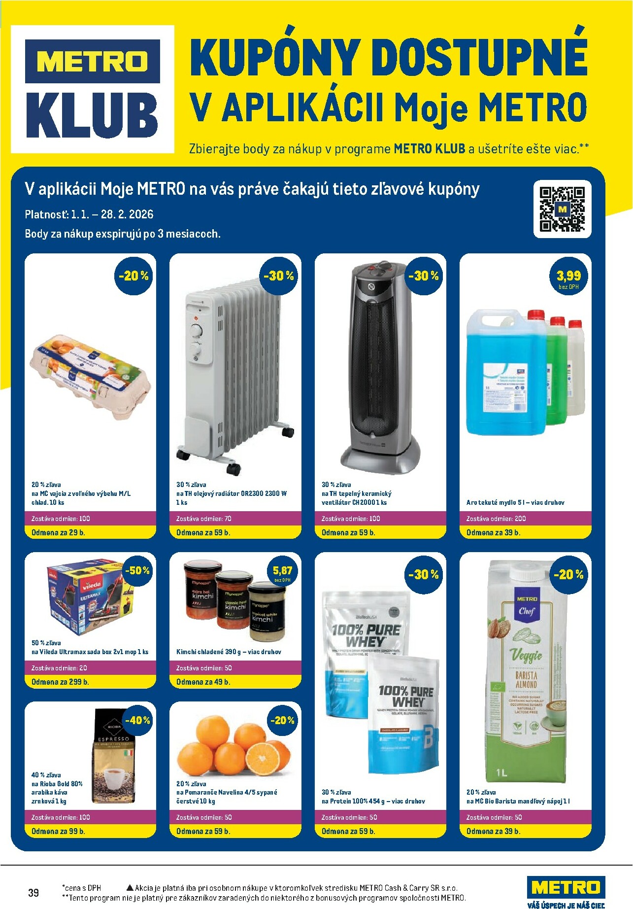 metro - Leták Metro - Maloobchod platný od 28.01. do 10.02. - page: 39