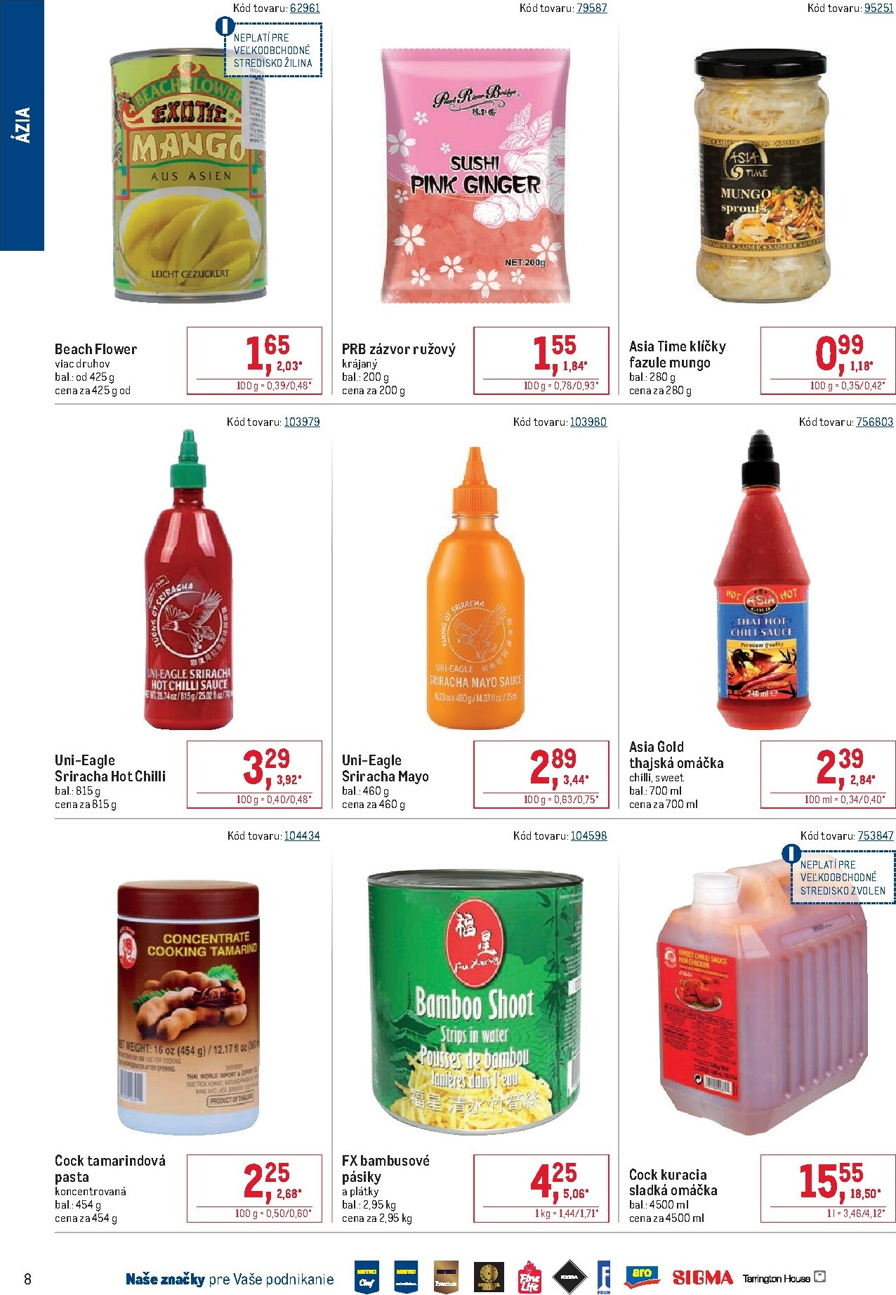 metro - Leták Metro - Ázia platný od 28.01. do 24.02. - page: 8