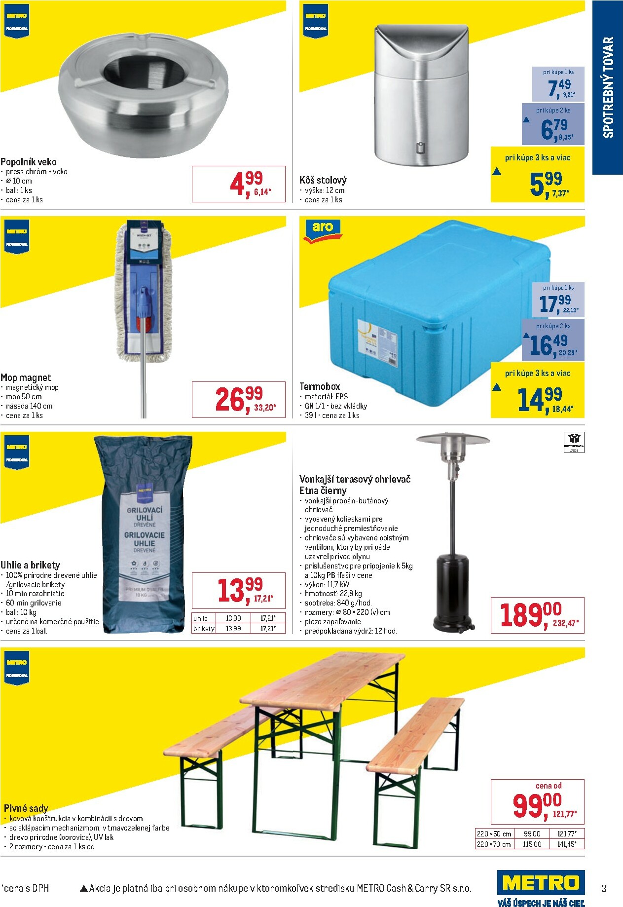 metro - Leták Metro - Spotrebný tovar platný od 28.01. do 10.02. - page: 3