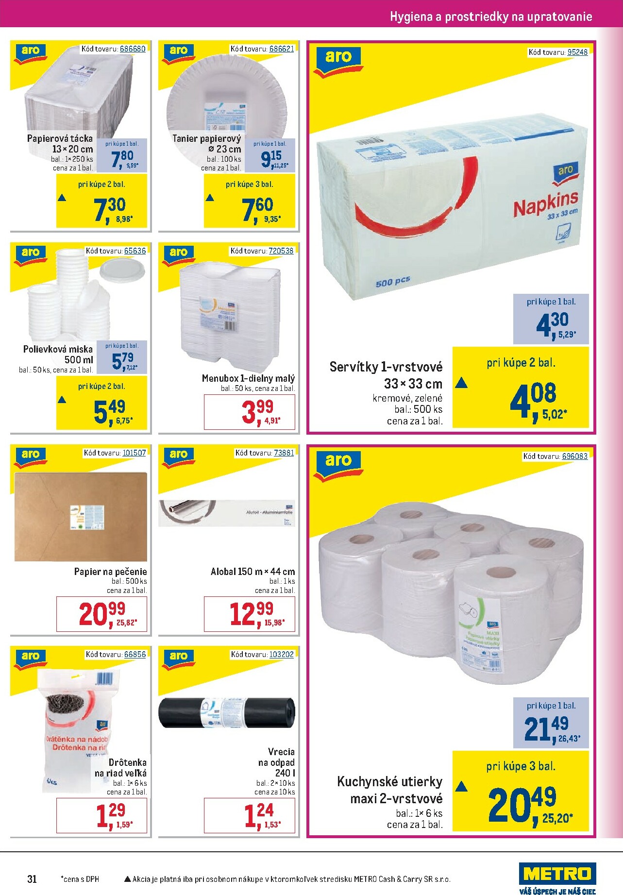 metro - Leták Metro - Gastronómia platný od 28.01. do 24.02. - page: 31