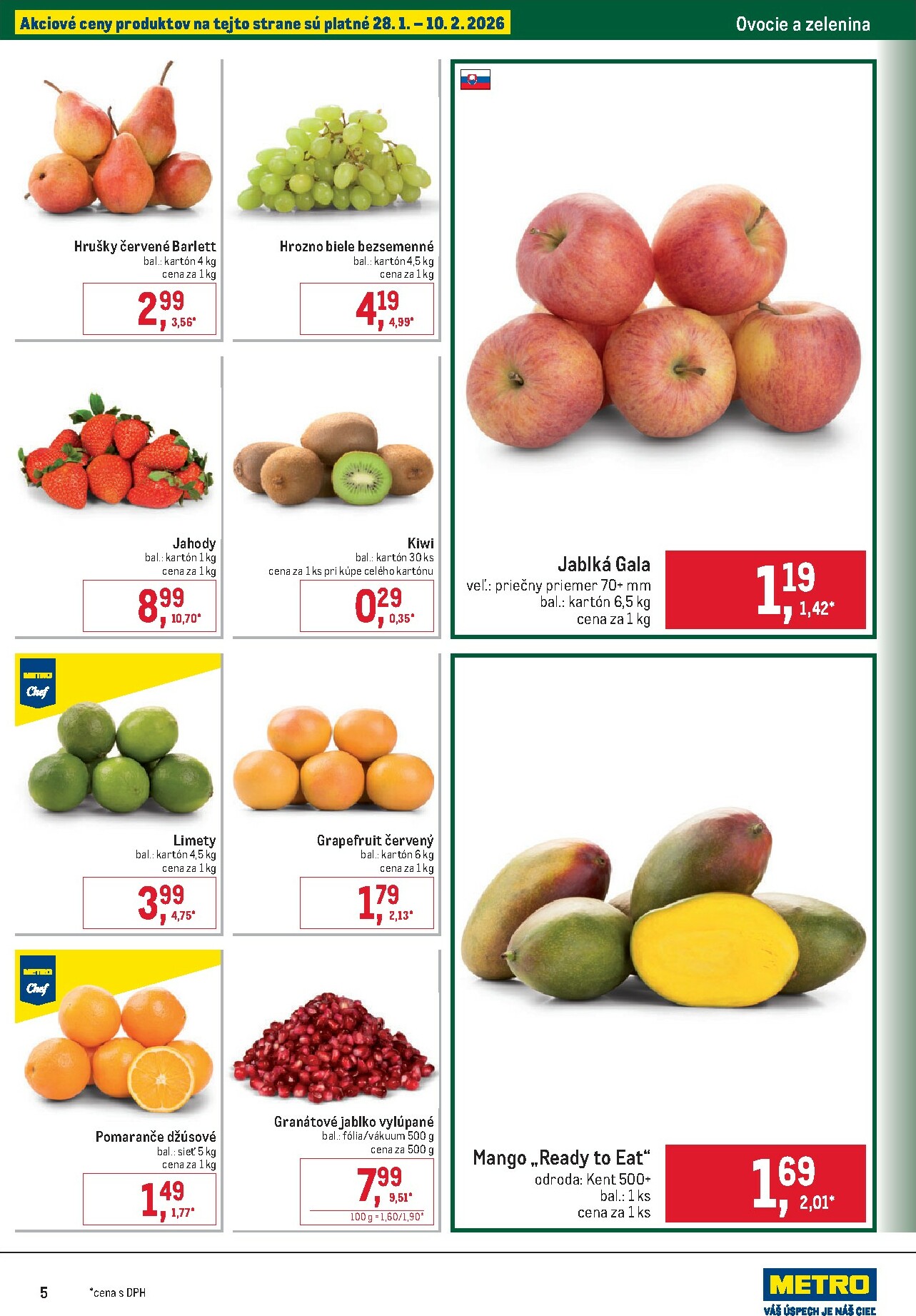 metro - Leták Metro - Gastronómia platný od 28.01. do 24.02. - page: 5