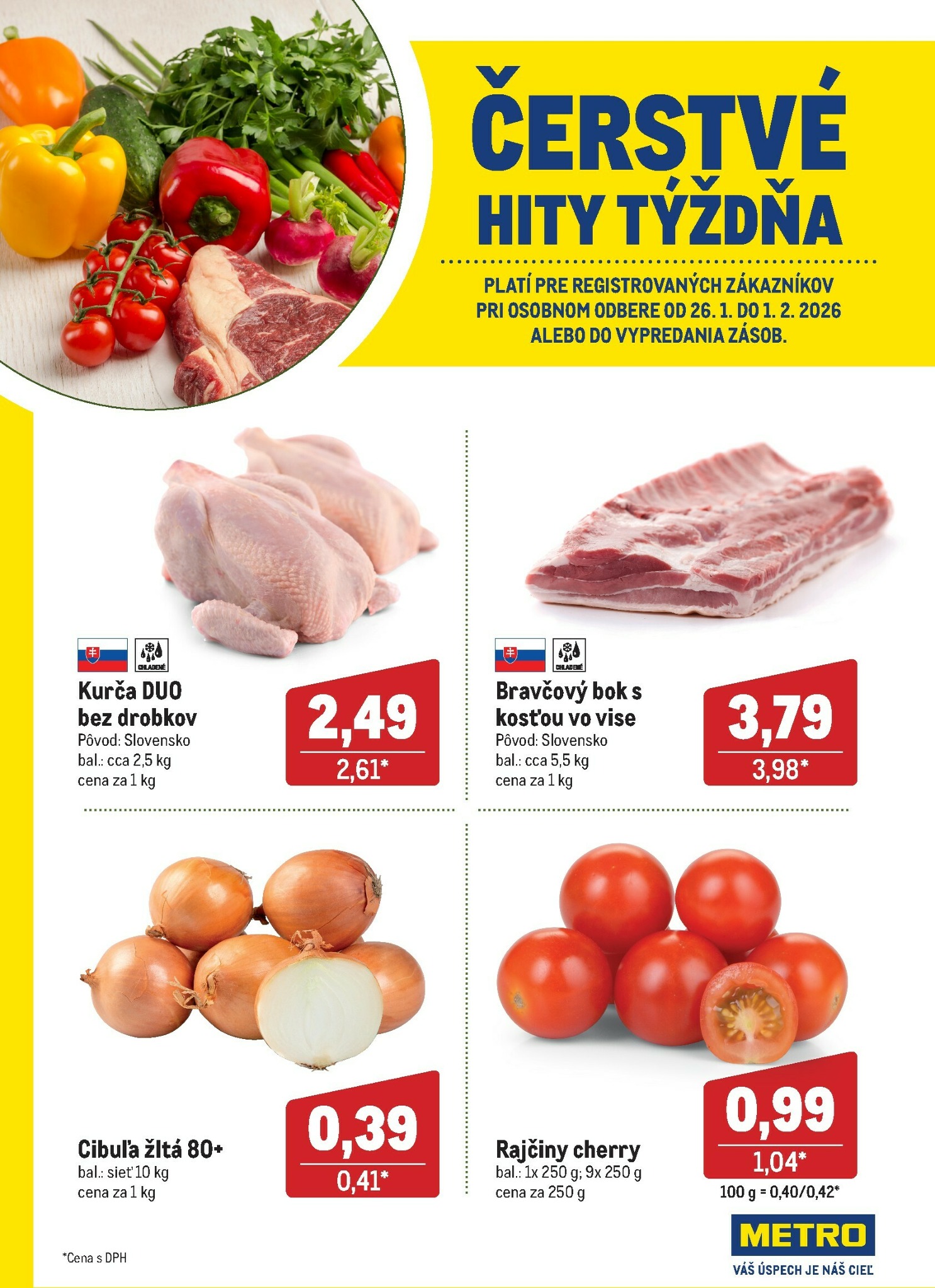 metro - Leták Metro - Čerstvé hity týždňa platný od 26.01. do 01.02.