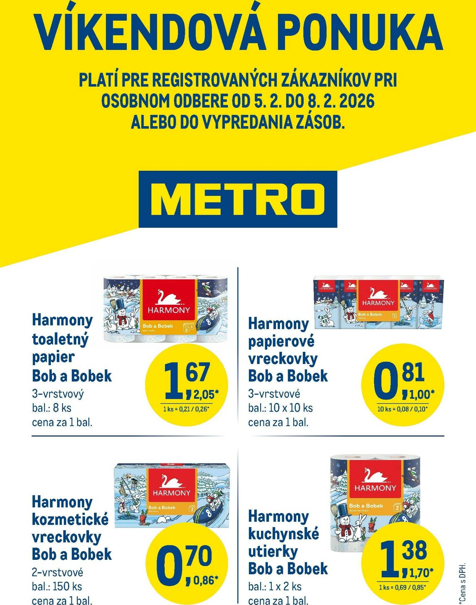 metro - Leták Metro - Akciová ponuka platný od 05.02.2026 do 08.02.2026