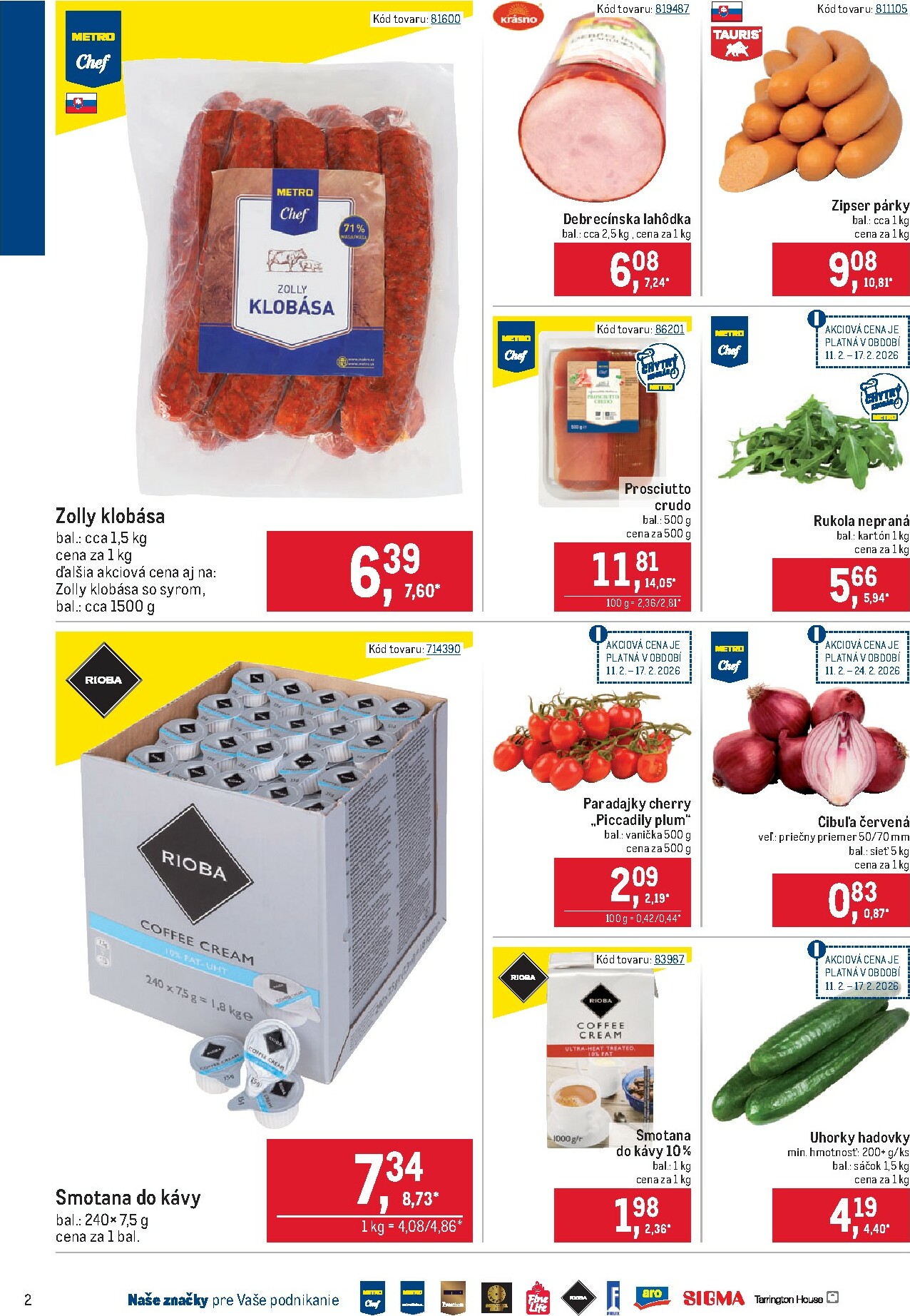 metro - Leták Metro - Zimná sezóna platný od 11.02.2026 do 10.03.2026 - page: 2