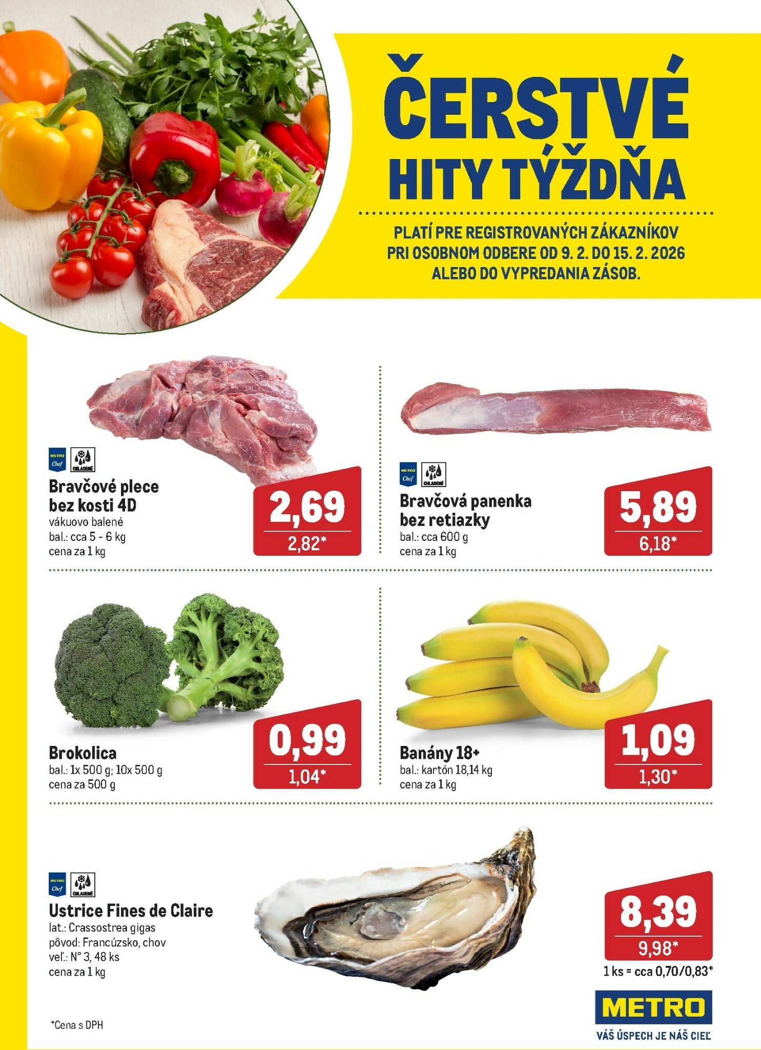 metro - Leták Metro - Čerstvé hity týždňa platný od 09.02.2026 do 15.02.2026