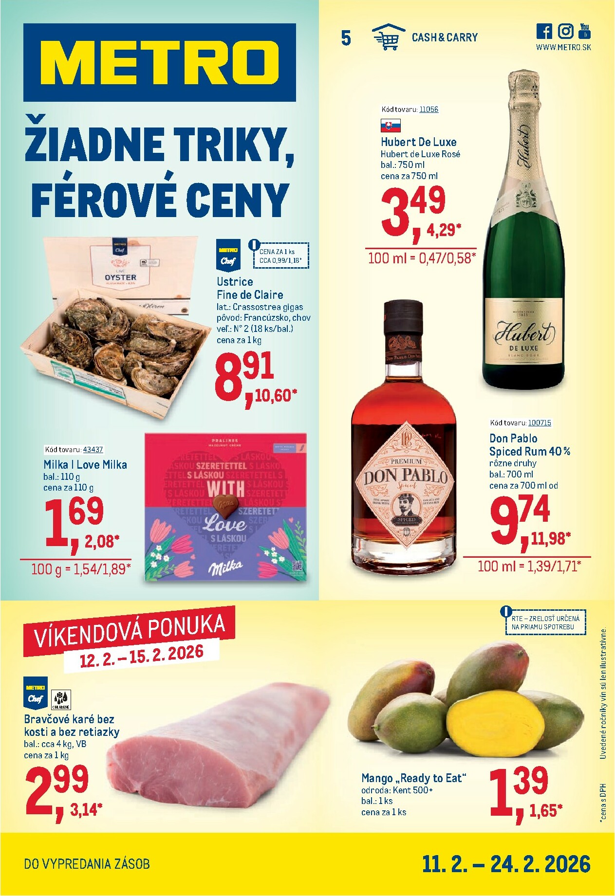 metro - Leták Metro - Maloobchod platný od 11.02.2026 do 24.02.2026