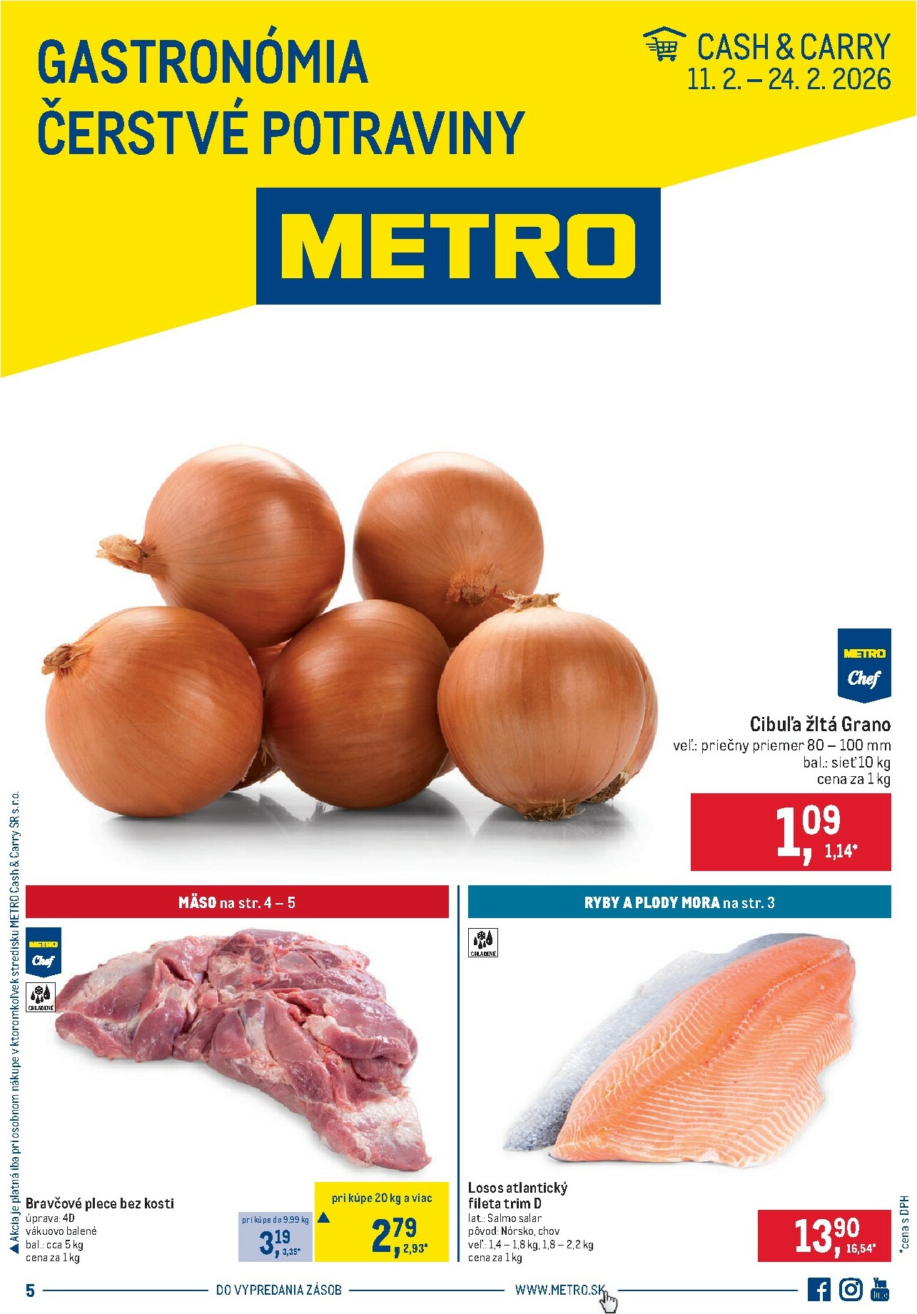 metro - Leták Metro - Gastronómia platný od 11.02.2026 do 24.02.2026