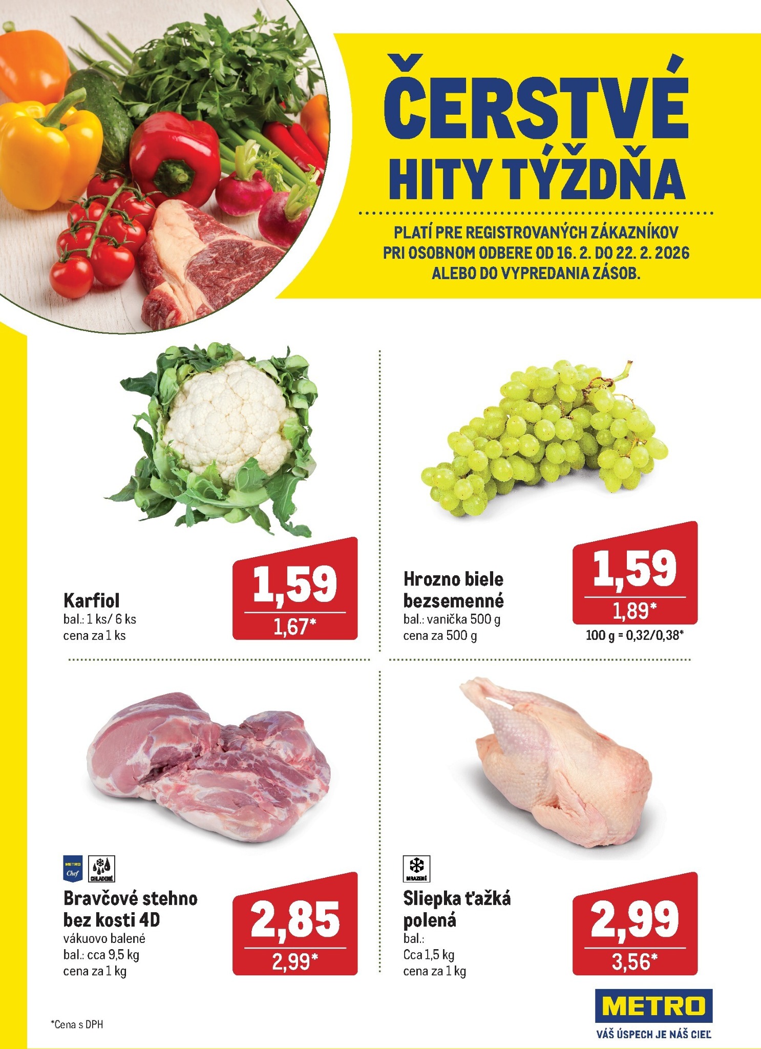 metro - Leták Metro - Čerstvé hity týždňa platný od 16.02.2026 do 22.02.2026 - page: 1