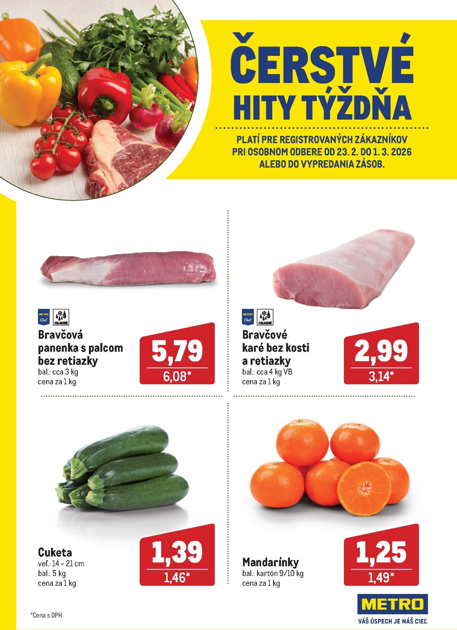 metro - Leták Metro - Čerstvé hity týždňa platný od 23.02.2026 do 01.03.2026 - page: 1