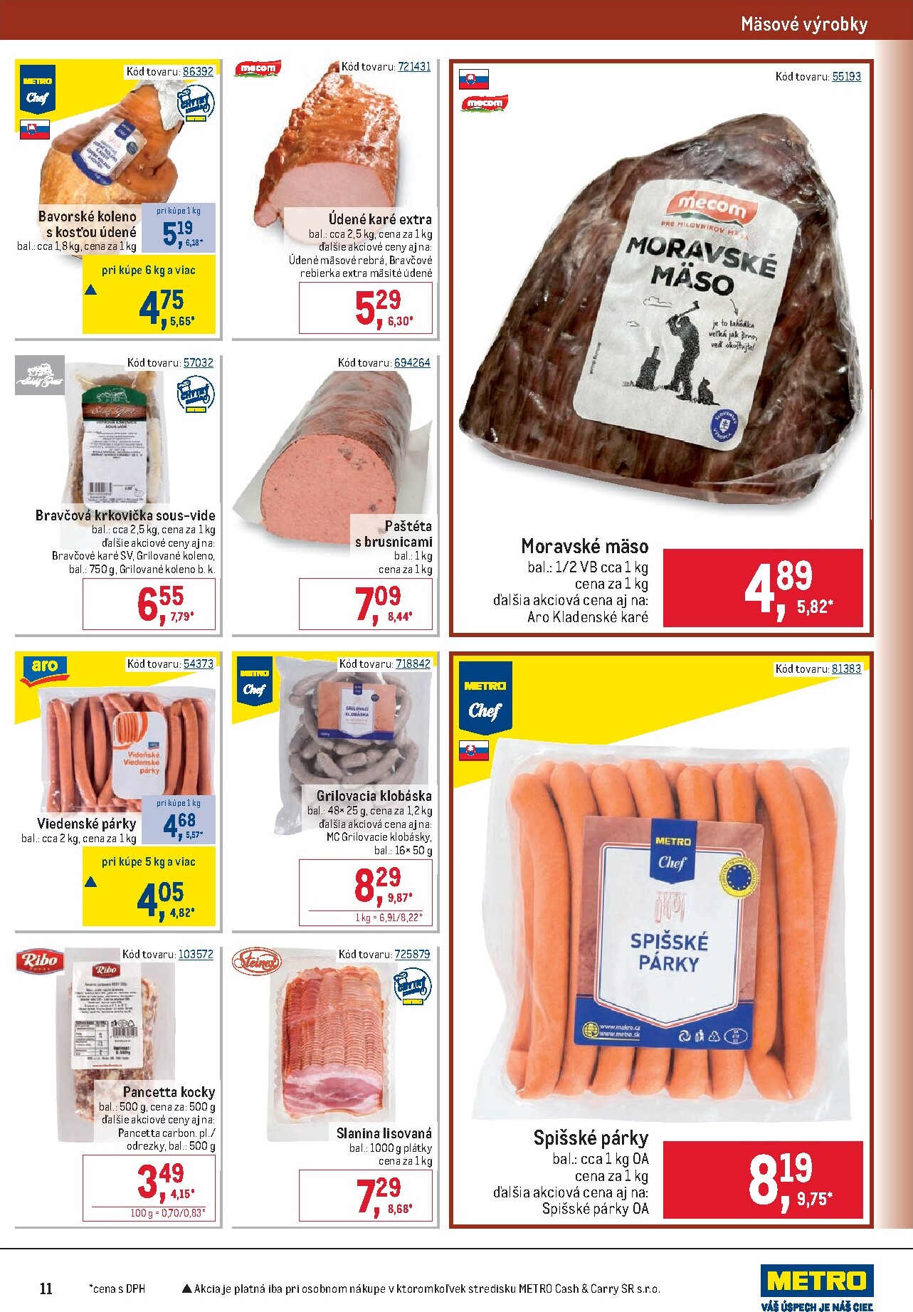 metro - Leták Metro - Gastronómia platný od 25.03.2026 do 21.04.2026 - page: 11