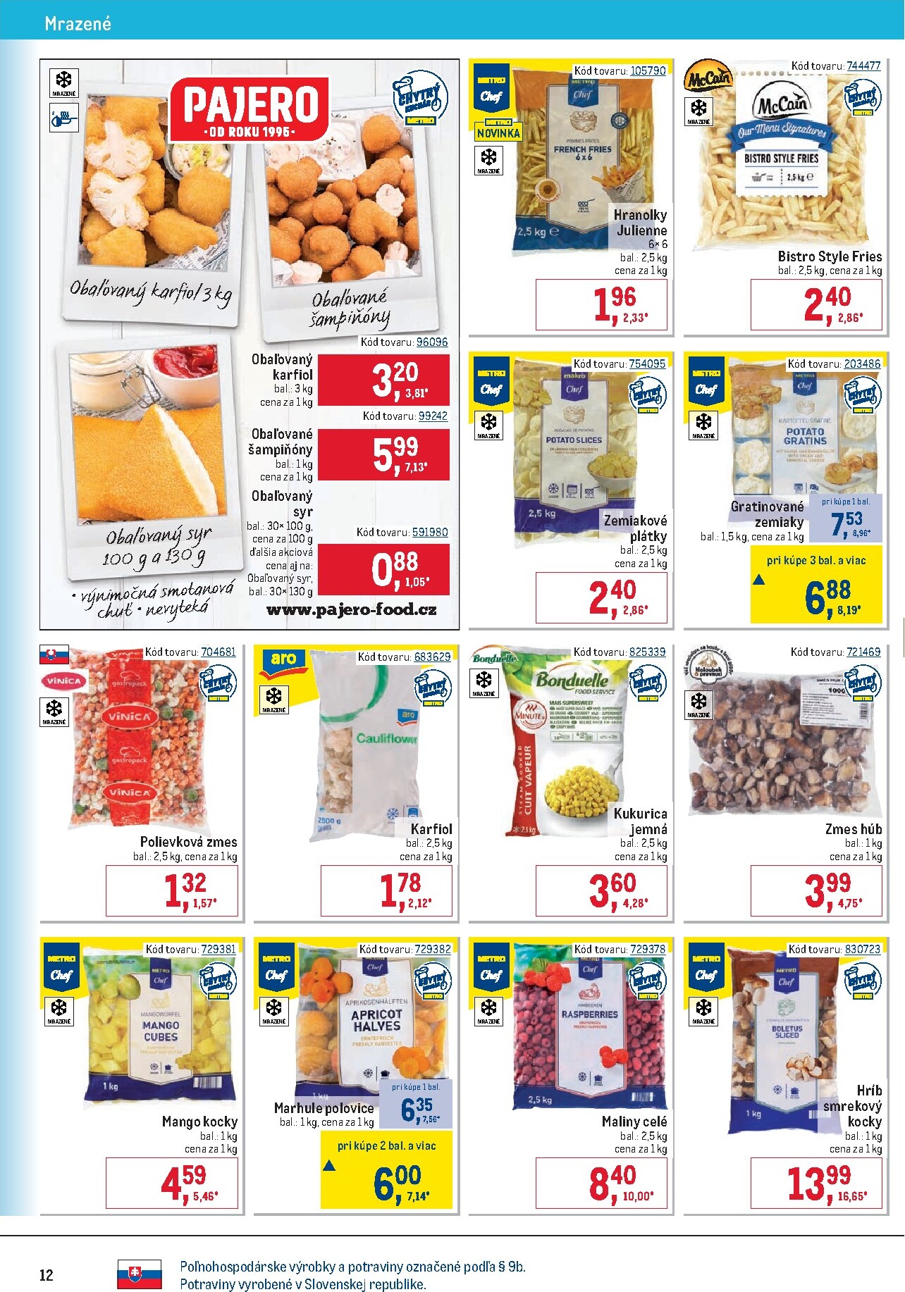 metro - Leták Metro - Gastronómia platný od 25.03.2026 do 21.04.2026 - page: 12