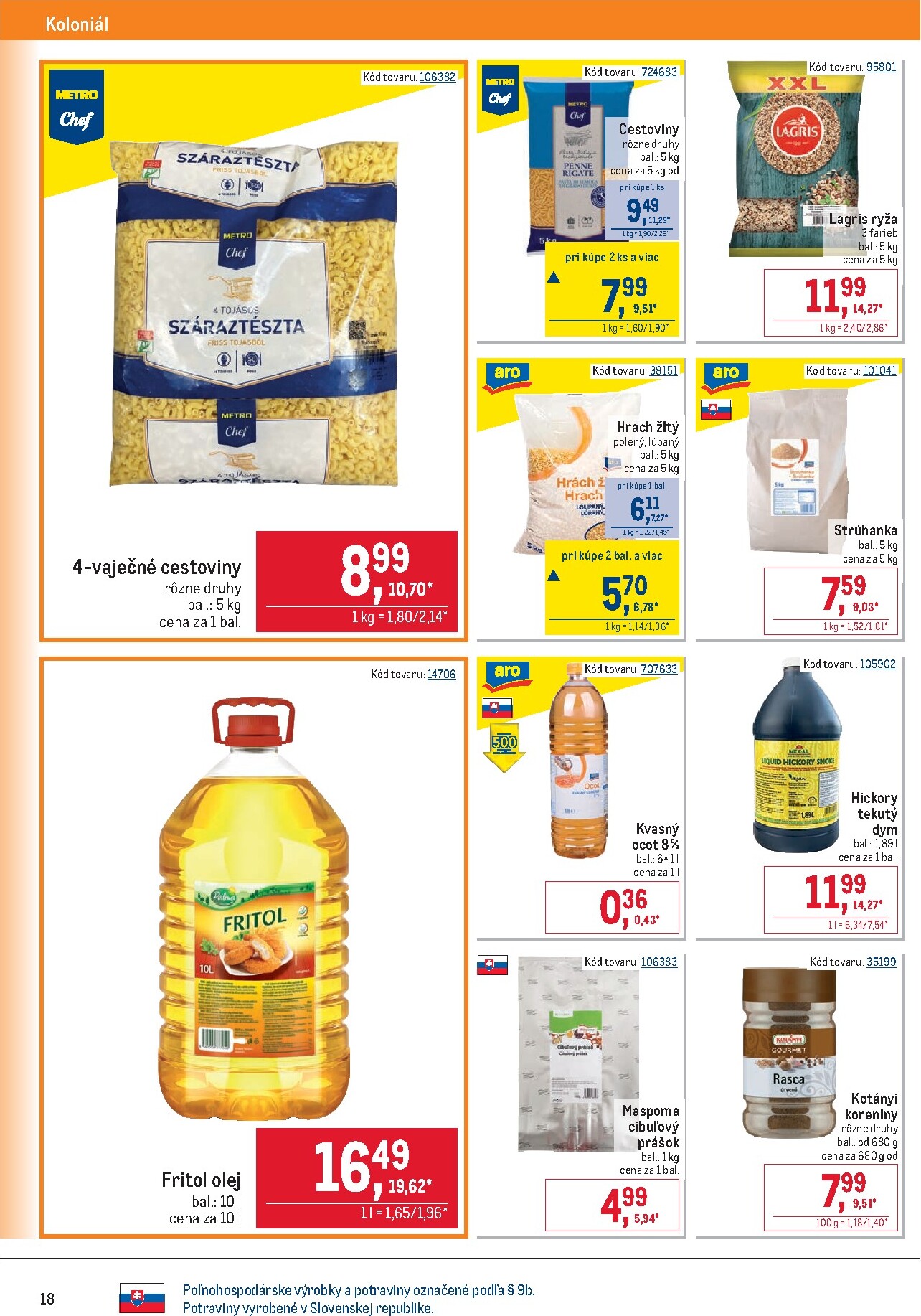 metro - Leták Metro - Gastronómia platný od 25.03.2026 do 21.04.2026 - page: 18