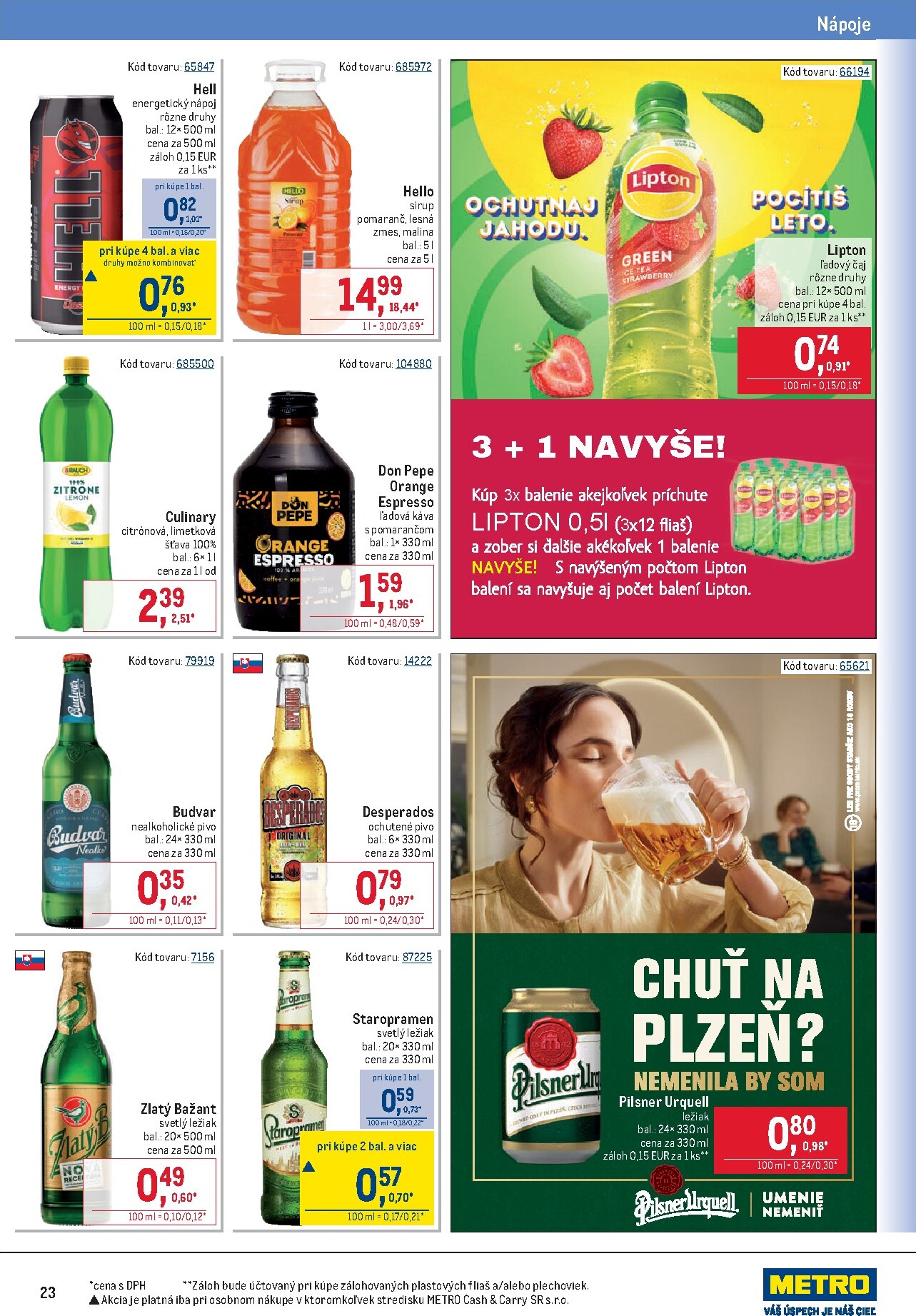 metro - Leták Metro - Gastronómia platný od 25.03.2026 do 21.04.2026 - page: 23