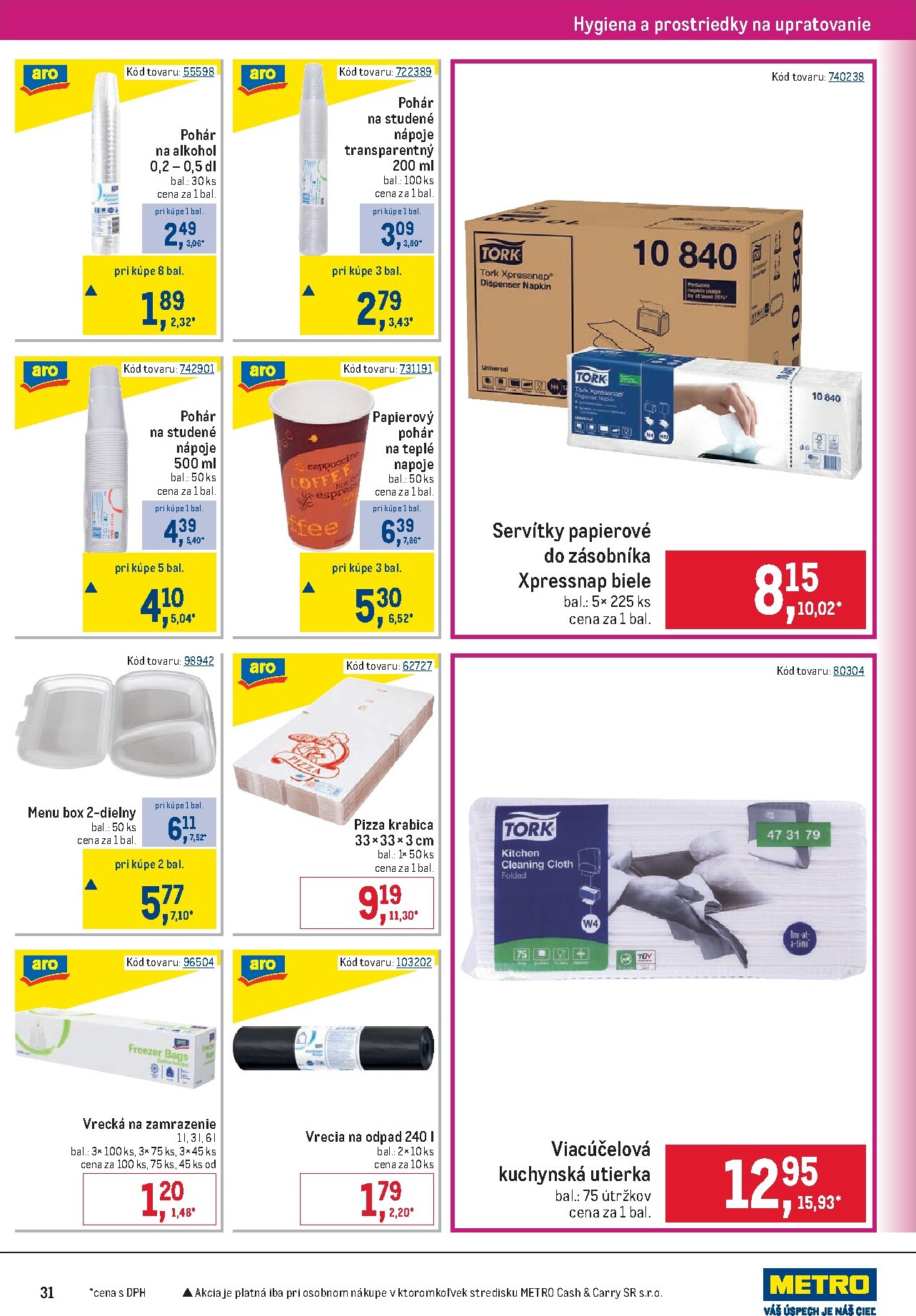 metro - Leták Metro - Gastronómia platný od 25.03.2026 do 21.04.2026 - page: 31