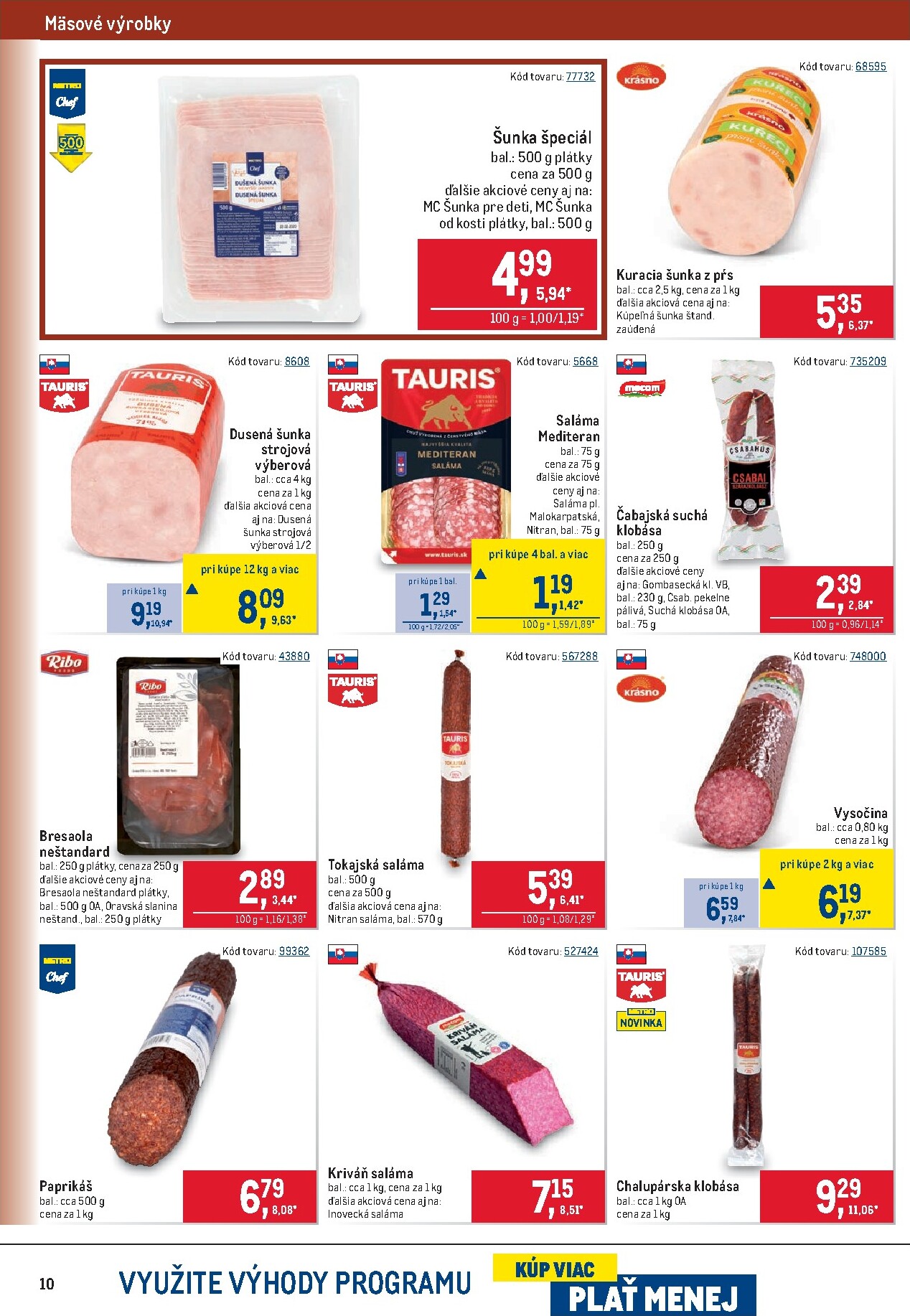 metro - Leták Metro - Maloobchod platný od 25.03.2026 do 07.04.2026 - page: 10
