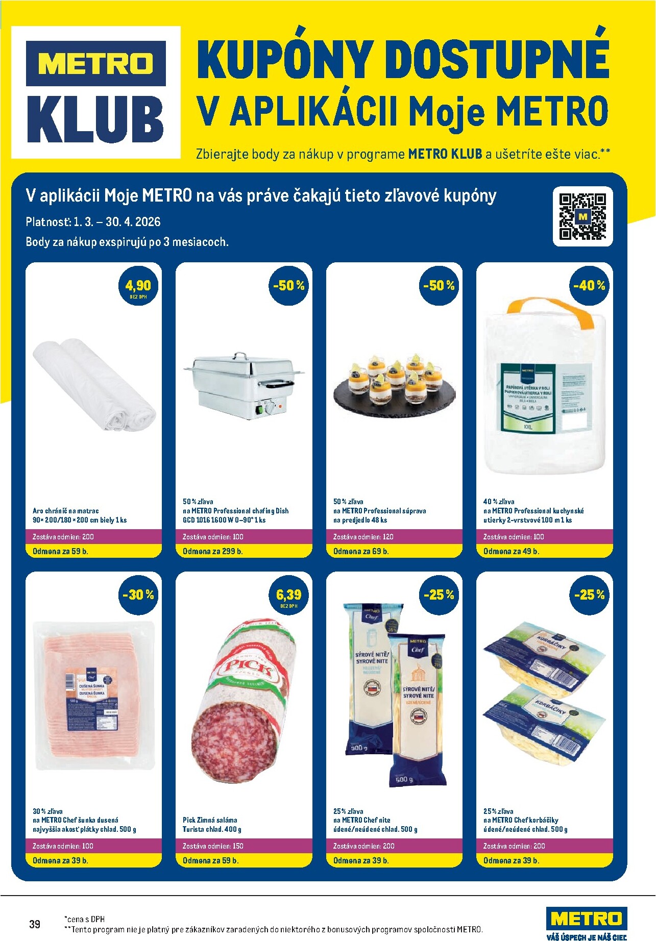 metro - Leták Metro - Maloobchod platný od 25.03.2026 do 07.04.2026 - page: 39