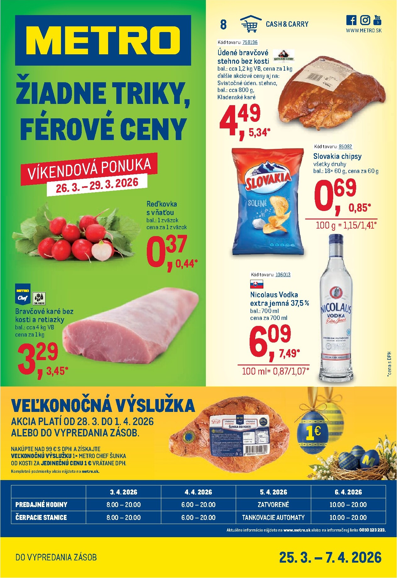 metro - Leták Metro - Maloobchod platný od 25.03.2026 do 07.04.2026