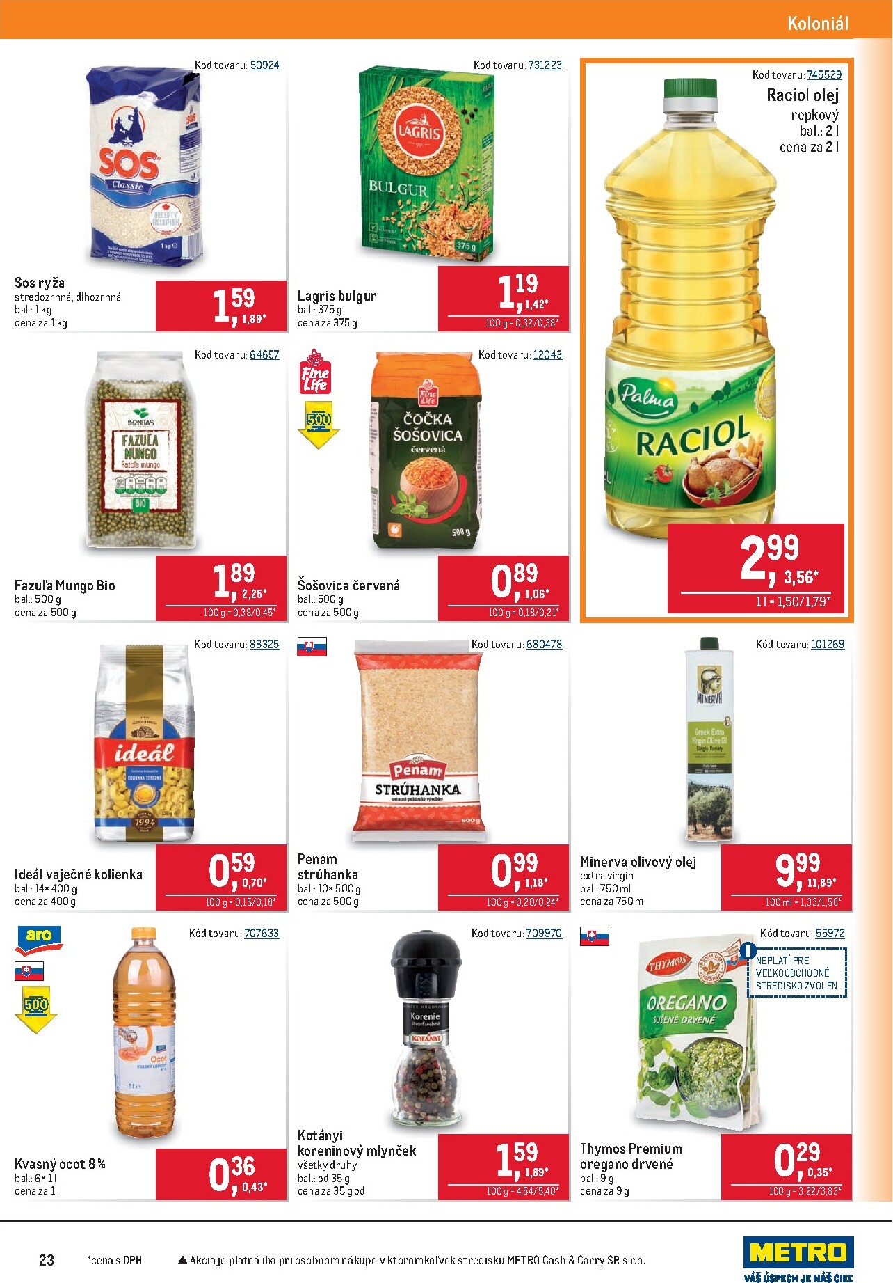 metro - Leták Metro - Maloobchod platný od 25.03.2026 do 07.04.2026 - page: 23